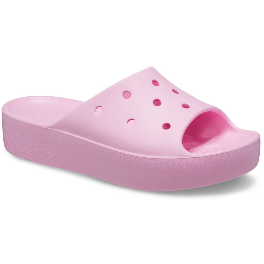 Crocs Badepantolette »Classic Platform Slide«, (Packung)