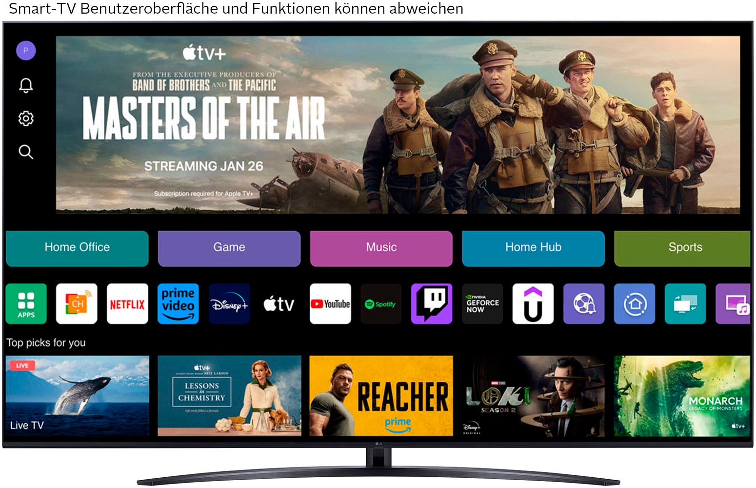 LG LED-Fernseher »86UT81006LA«, 4K Ultra HD, Smart-TV