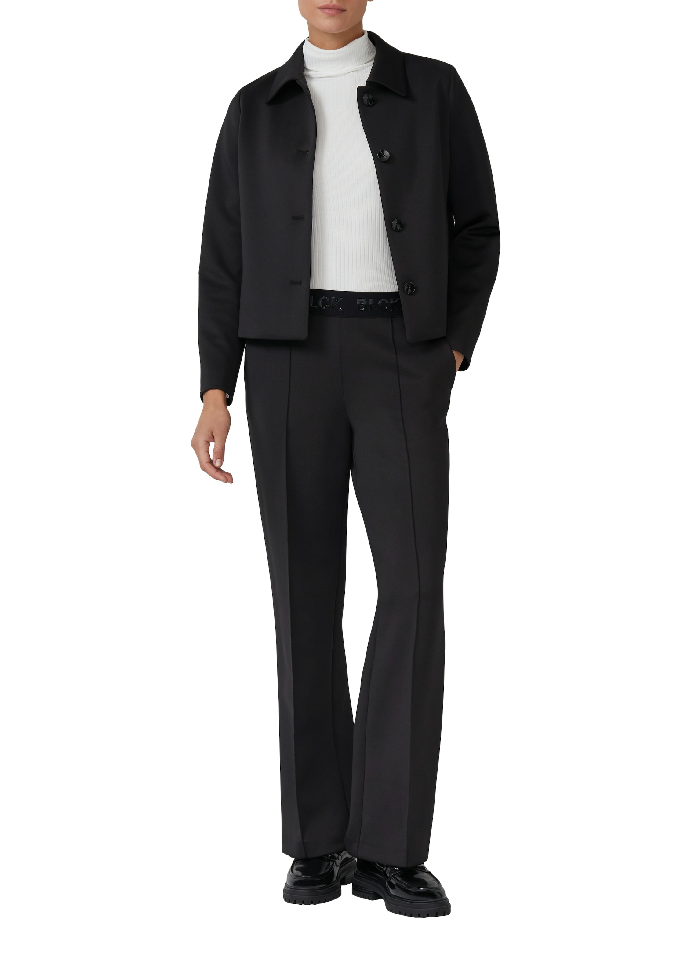 s.Oliver BLACK LABEL Stoffhose, mit elastischem Bund