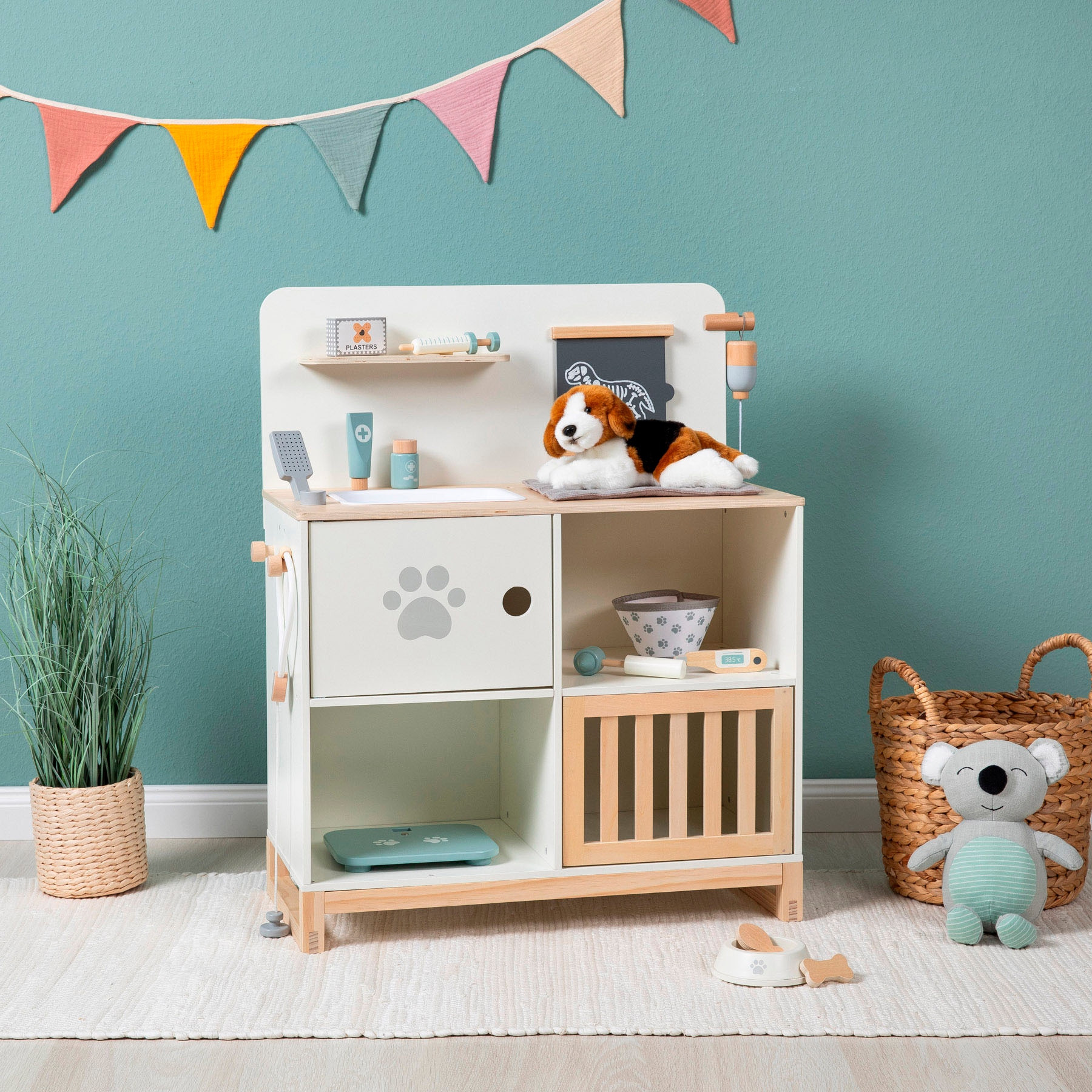 MUSTERKIND® Spielzeug-Arztkoffer »Tierarzt-Center Thymus« FSC® - schützt Wald