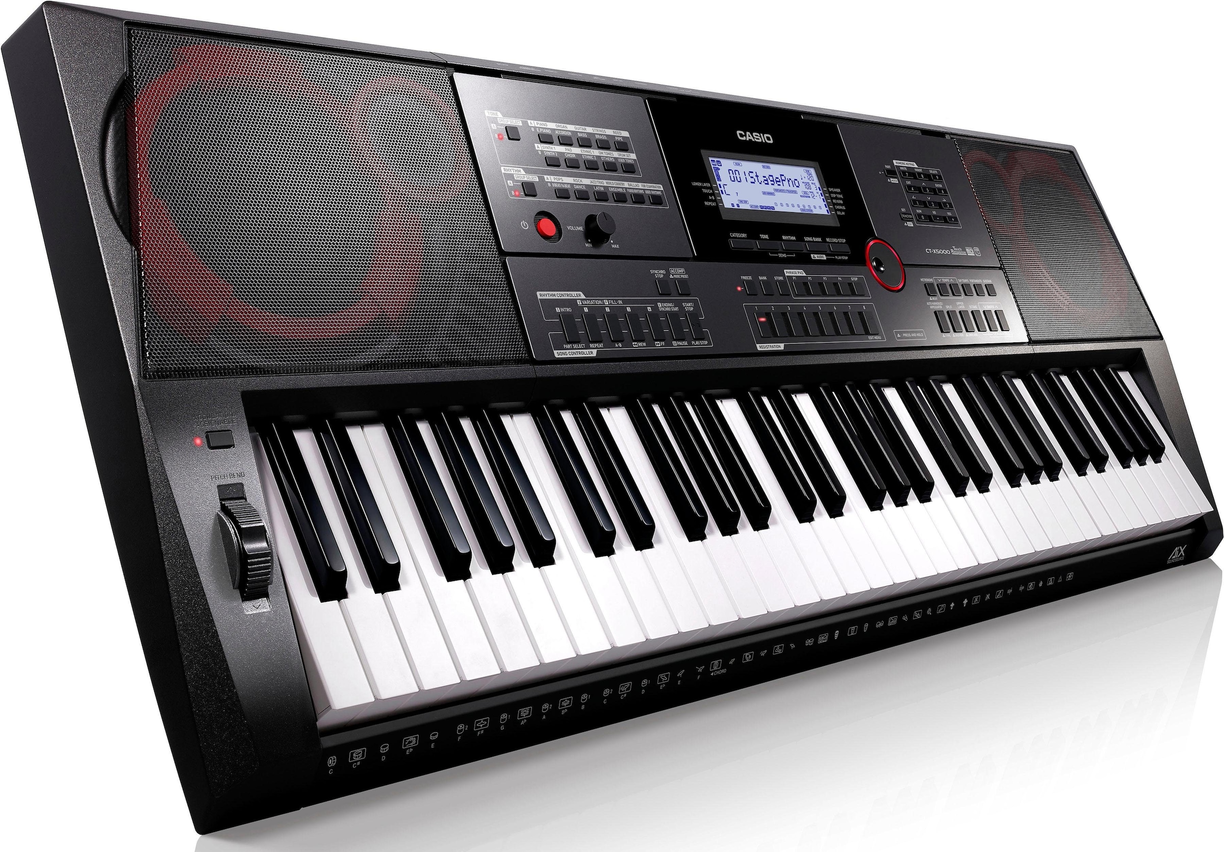 CASIO Home-Keyboard »CT-X5000«, inklusive Keyboardstativ