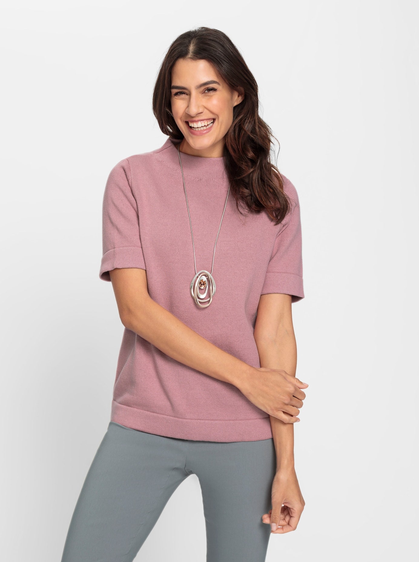 Inspirationen Stehkragenpullover »Pullover«