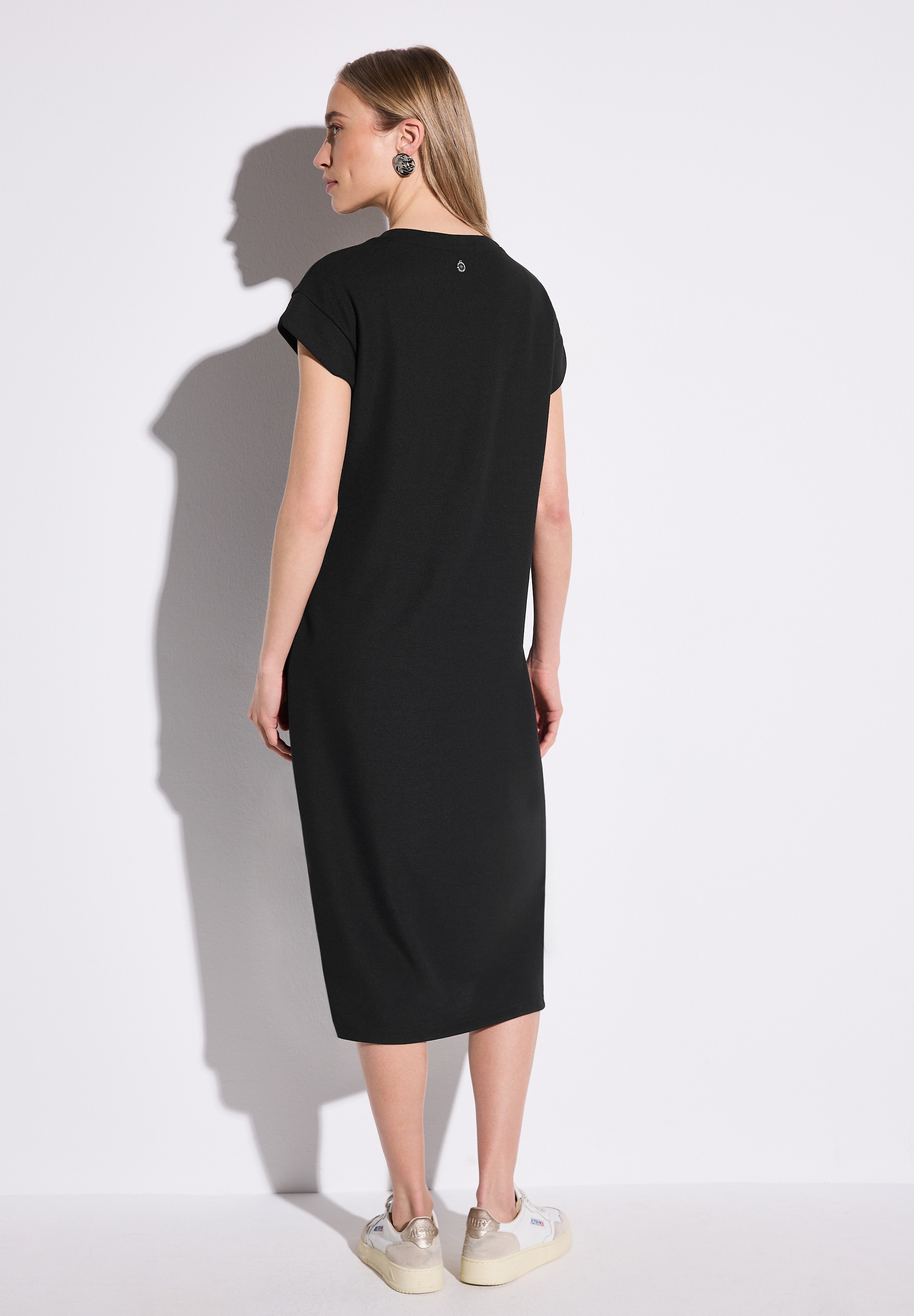 STREET ONE Midikleid, mit Rippstruktur