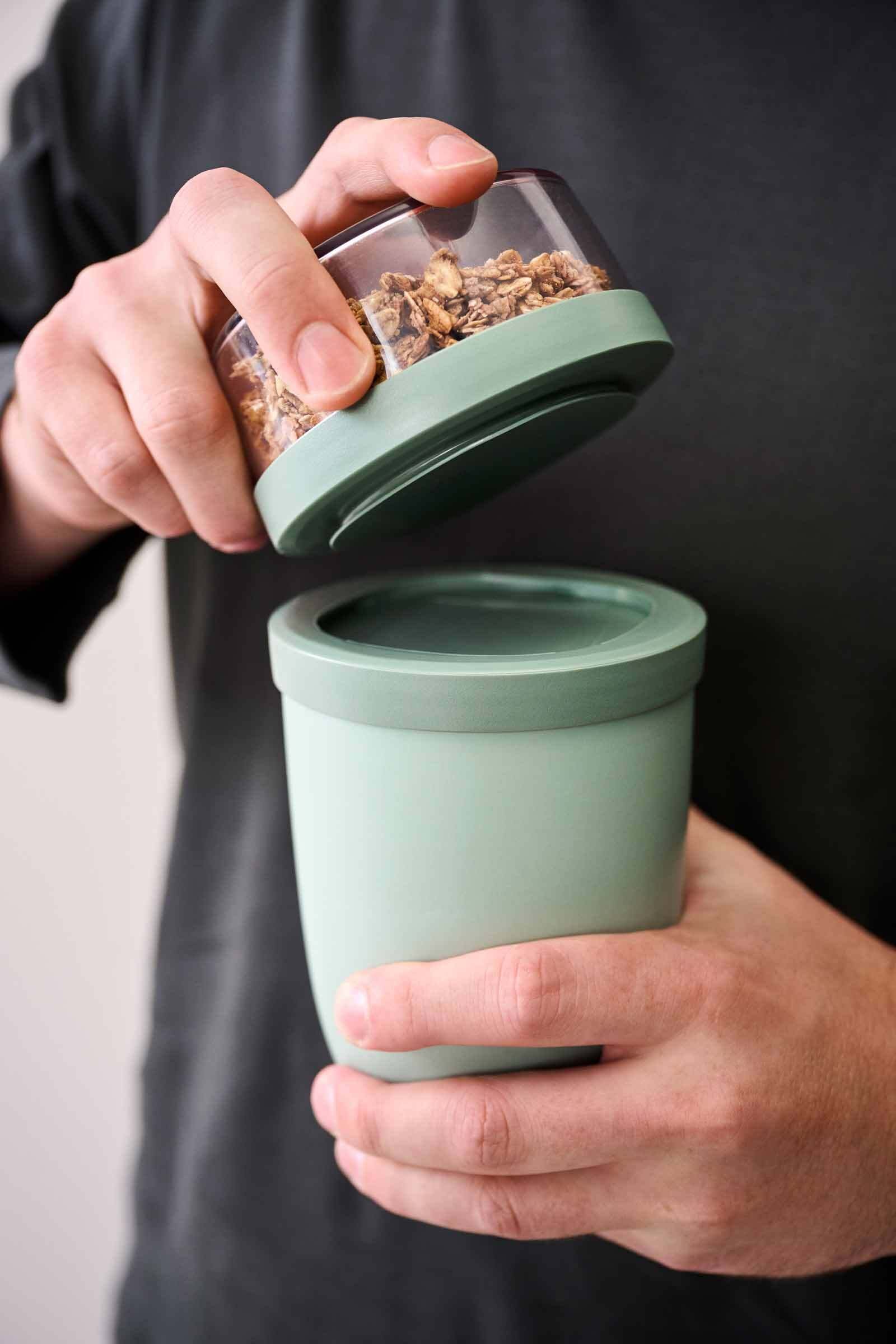 Mepal Lunchbox »Lunchpot-Set XL Ellipse 900 ml + 1050 ml 2er Set« Spülmaschinengeeignet, Mikrowellenfest