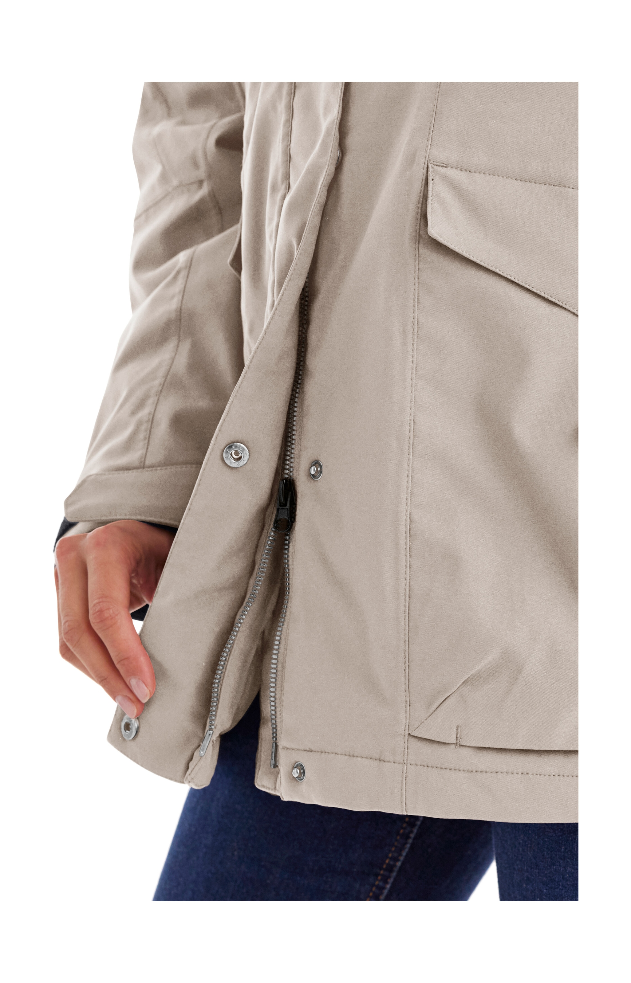 Killtec Funktionsjacke »Damen Jacke«, Wasserdichte, atmungsaktive Damenjacke mit abnehmbarer Kapuze