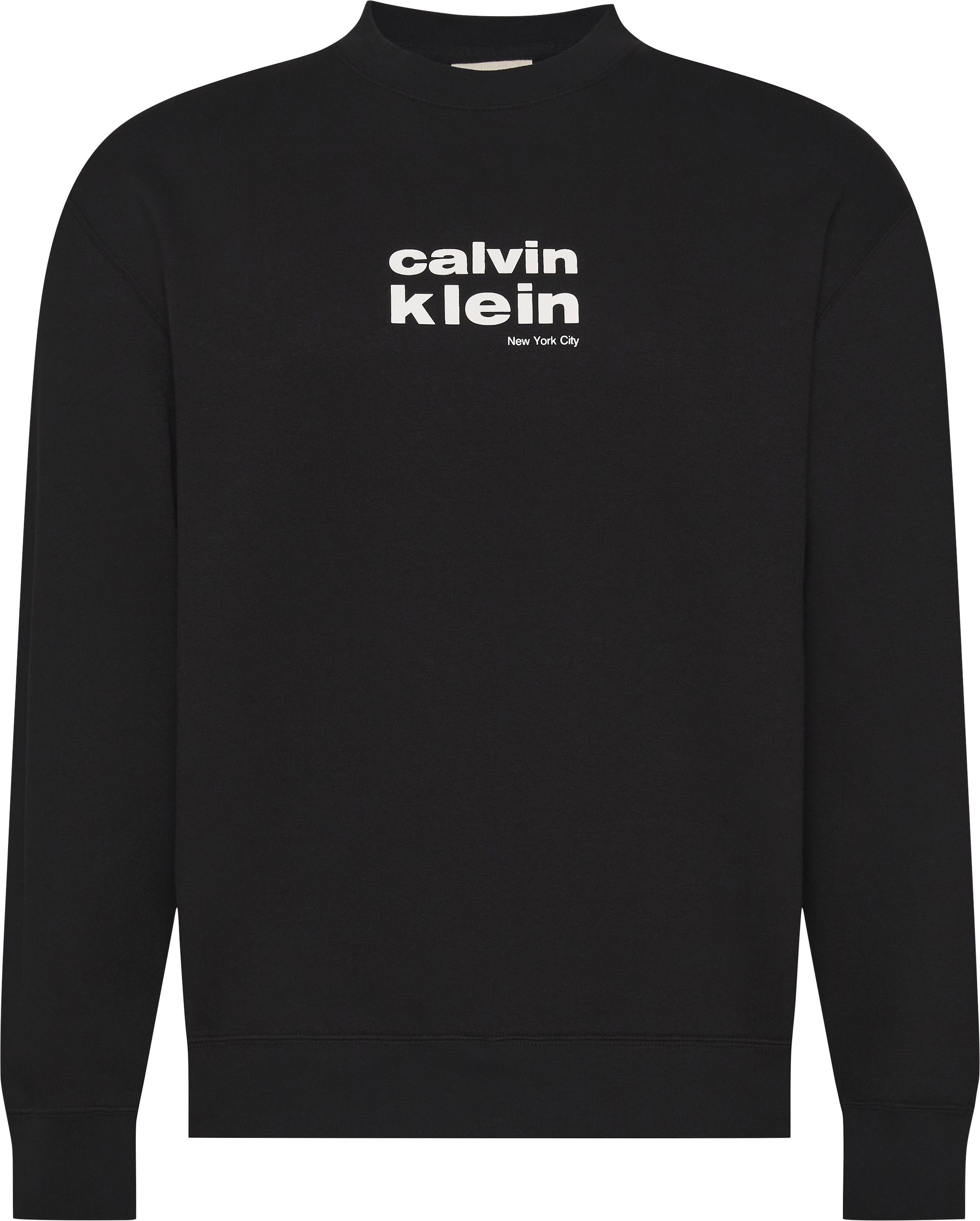 Calvin Klein Sweatshirt »LS 350FLEECE RETRO GRAPHIC CREWN«, Regular fit, mit Rundhalsausschnitt
