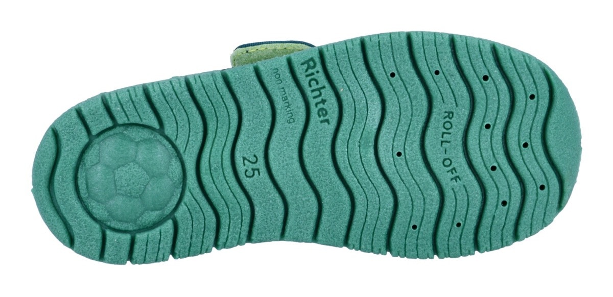 Richter Hausschuh »Mailo«  Klettschuh, Kindergartenschuh mit Größenschablone zum Download