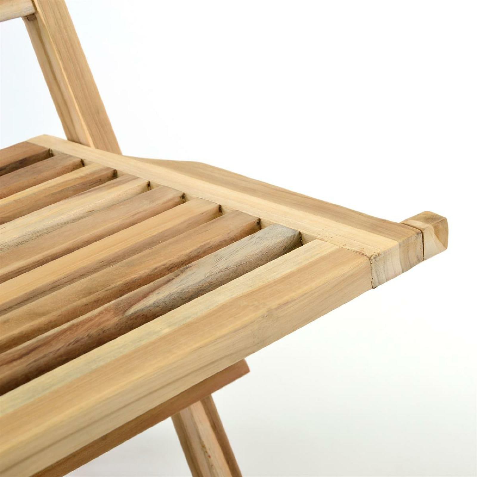 VCM Gartenstuhl »Gartenstuhl klappbarer Klappstuhl Holz Teak«
