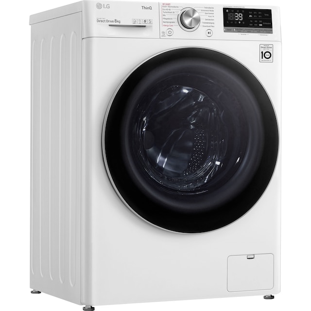 LG Waschmaschine »F4WV708P1E«, Serie 7, F4WV708P1E, 8 kg, 1400 U/min,  TurboWash® - Waschen in nur 39 Minuten bestellen bei OTTO