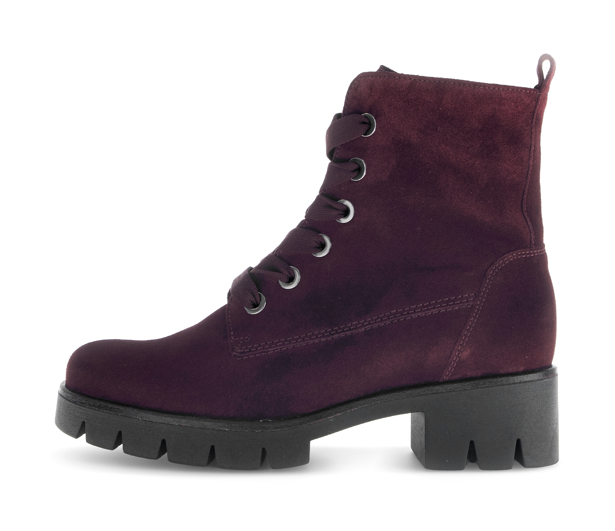 Gabor Schnürstiefelette, Blockabsatz, Schnürboots mit Best Fitting-Ausstattung