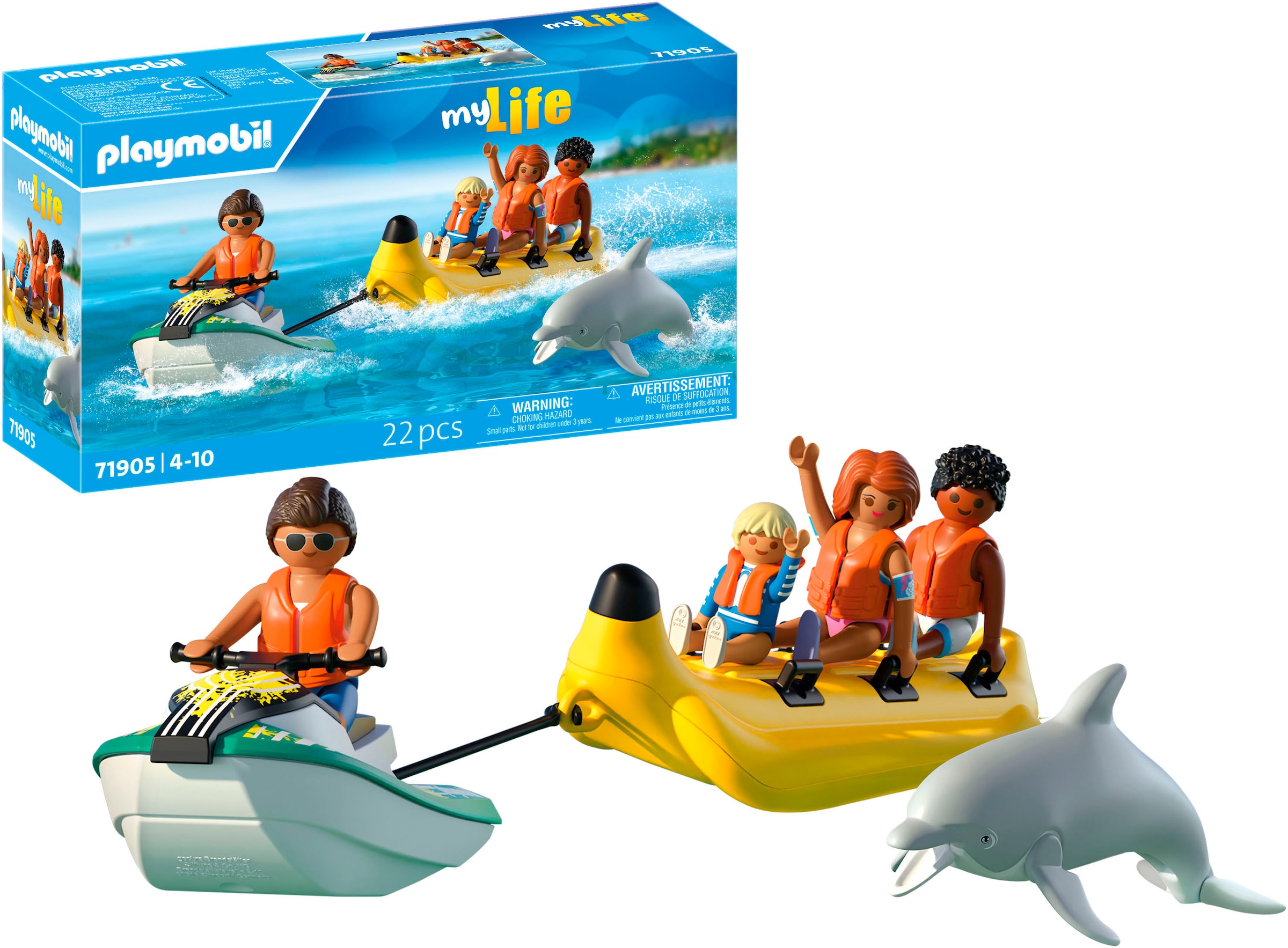 Playmobil Konstruktions-Spielset "Bananenboot-Tour (71905), My Life" Made in Europe