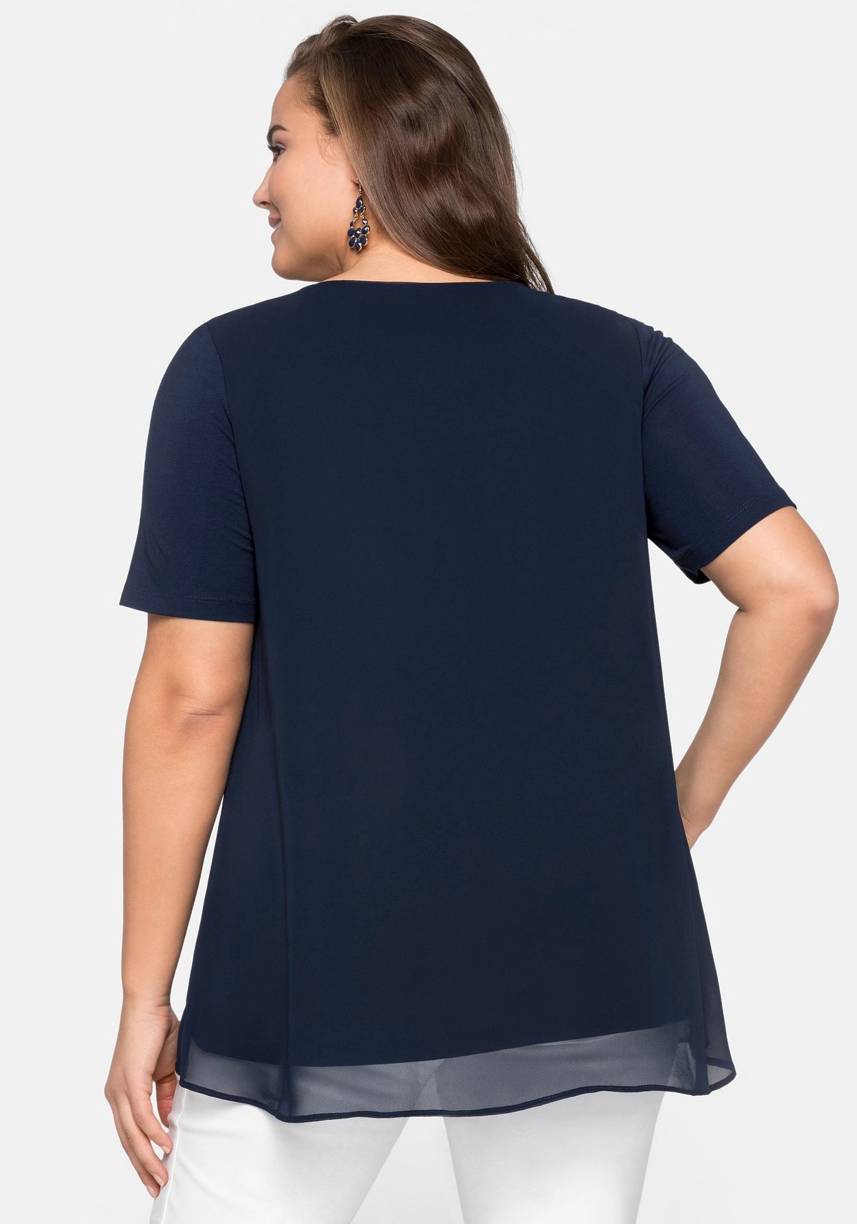 Sheego Blusenshirt »Blusenshirt im Lagenlook«, im Lagenlook