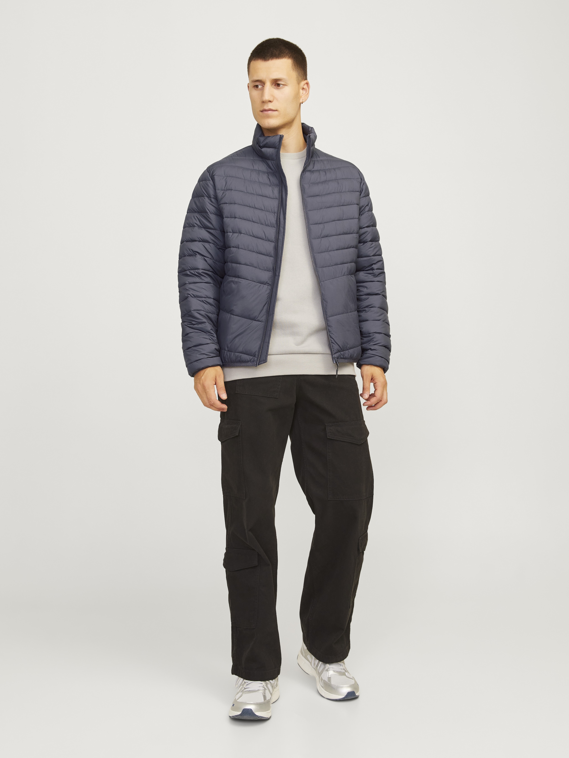 Jack & Jones Steppjacke »JJESTATE PACKABLE PUFFER COLLAR NOOS« ohne Kapuze