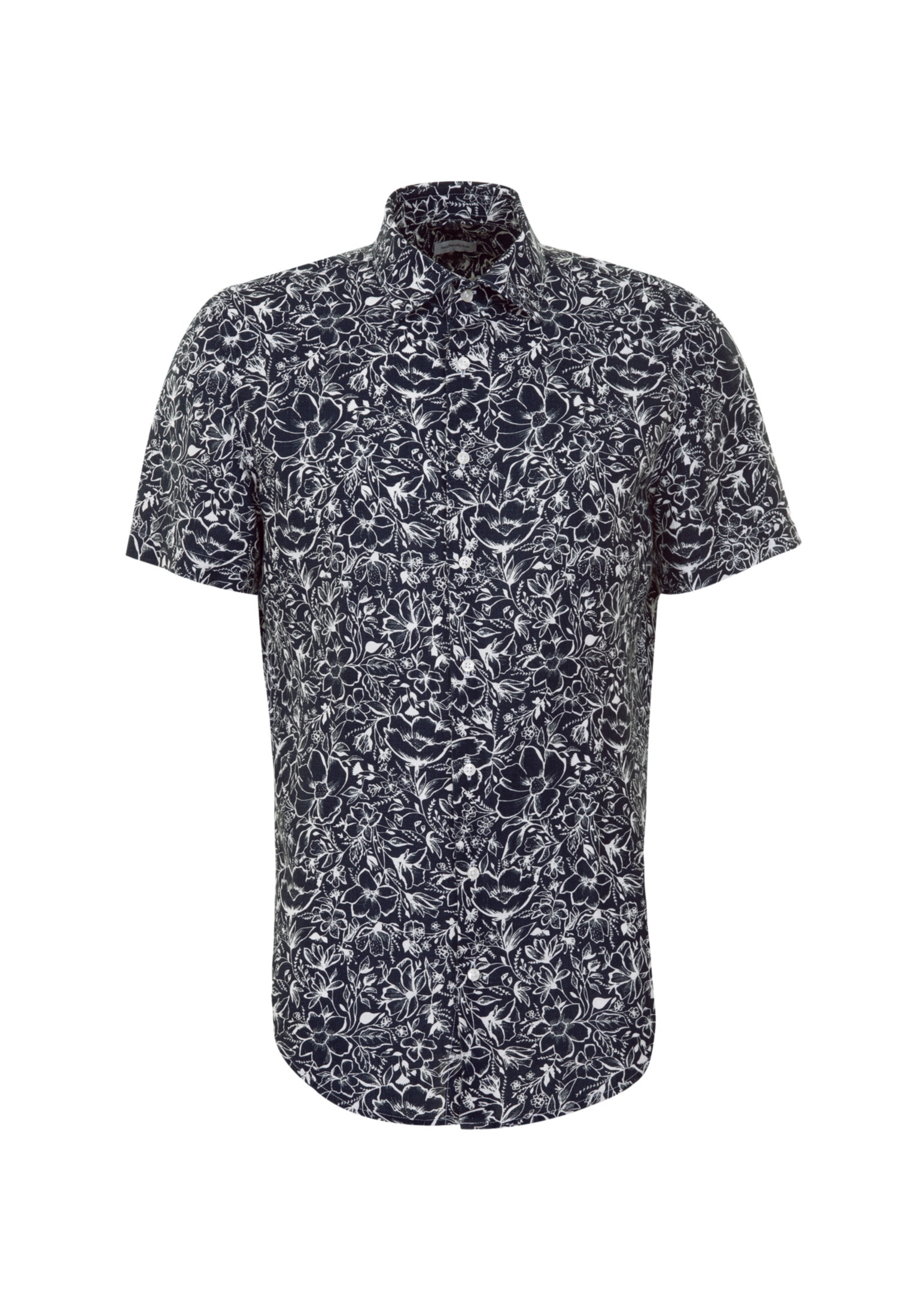 seidensticker Businesshemd »Slim«, Slim Kurzarm Kentkragen Floral