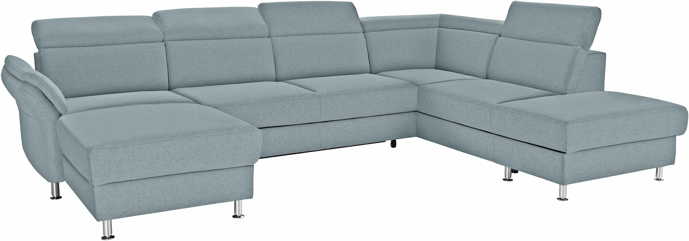 sit&more Wohnlandschaft »Avignon U-Form«, wahlweise mit Bettfunktion und Stauraum, inklusive Kopfteilverstellung