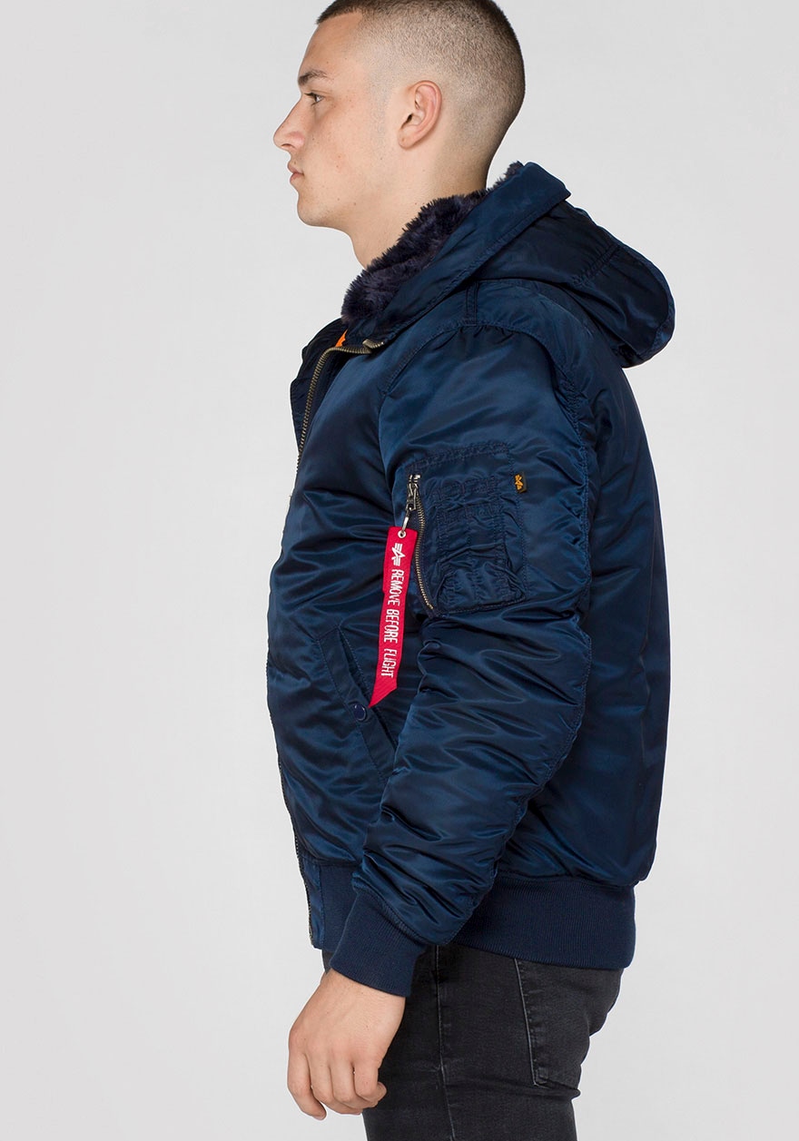 Alpha Industries Bomberjacke »MA-1 HOODED«, mit Kapuze