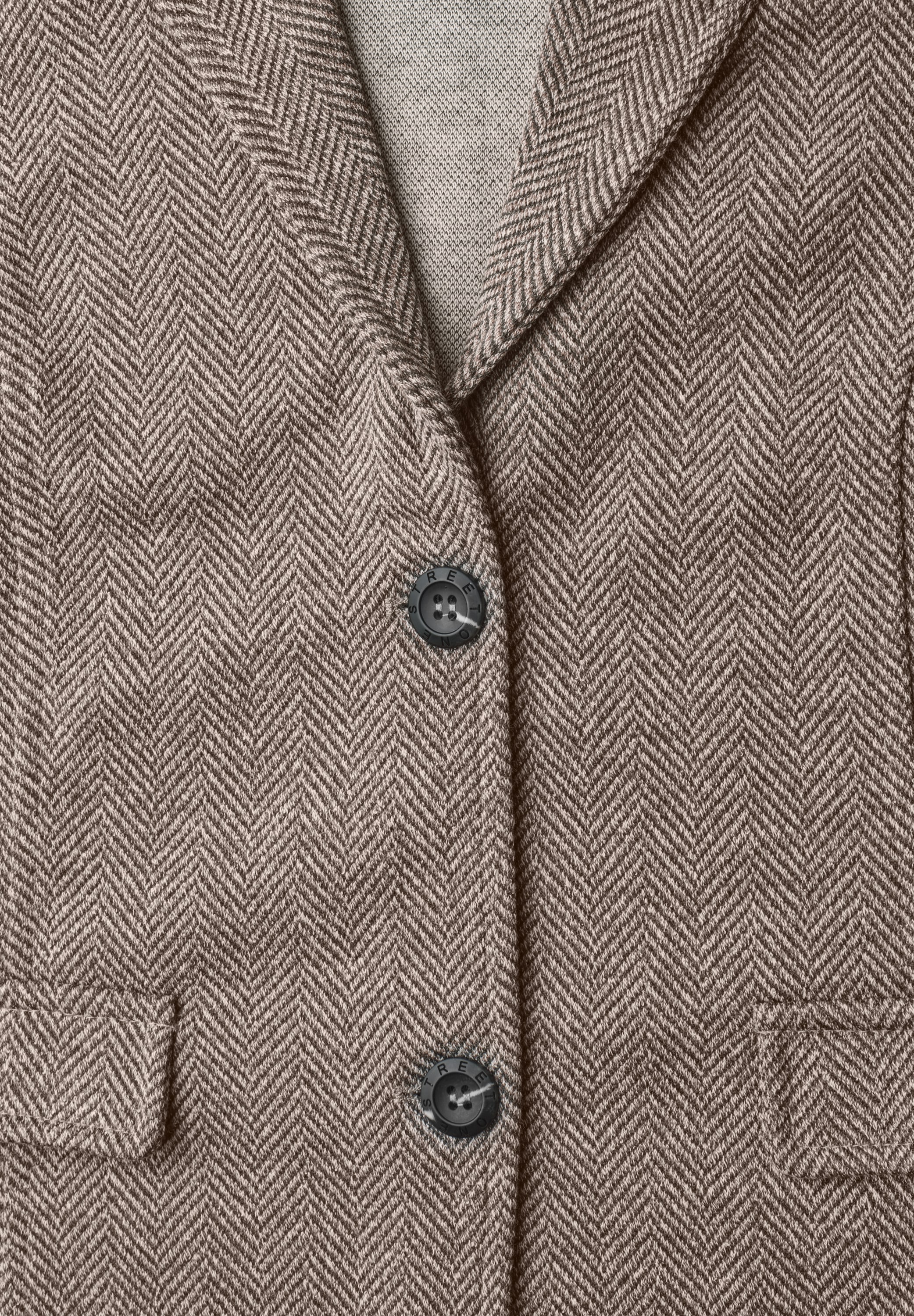 STREET ONE Jackenblazer mit Reverskragen und Dessin