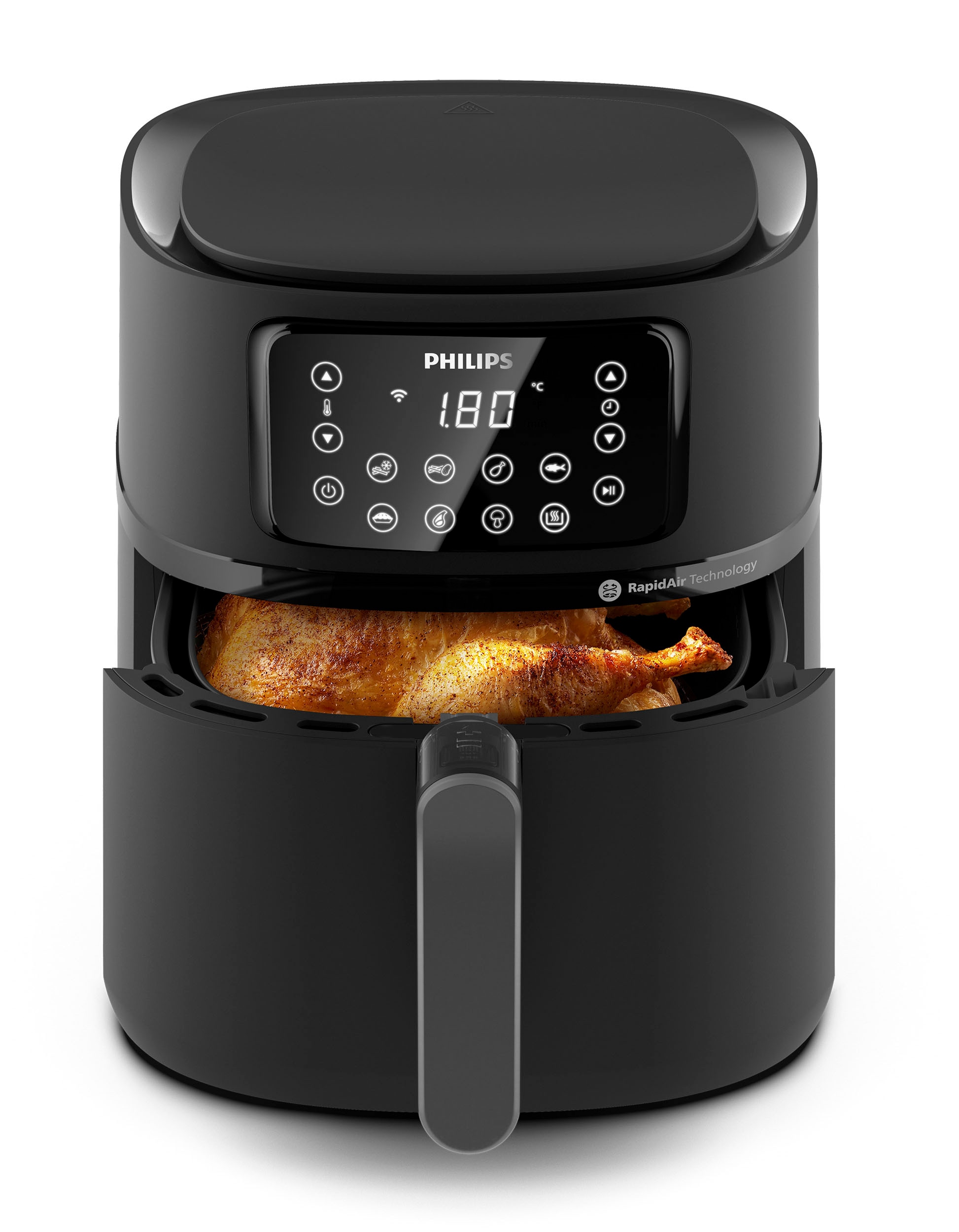 Philips Heißluftfritteuse »Airfryer XXL HD9285/90, 7,2 l«, 2000 W, mit 7 Voreinstellungen, WiFi Konnektivität und Warmhaltefunktion