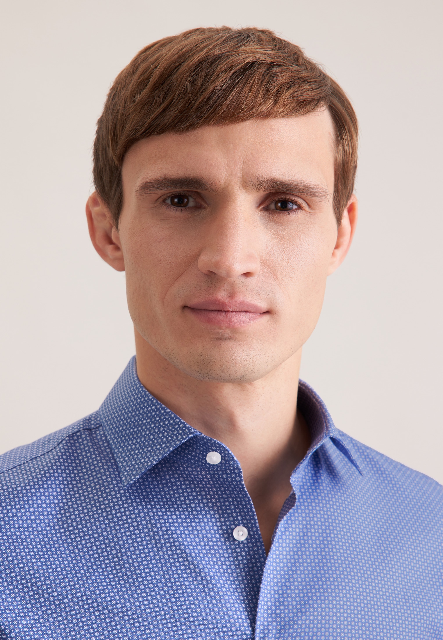 seidensticker Businesshemd »Schwarze Rose« Slim 1/1 Kentkragen Druck