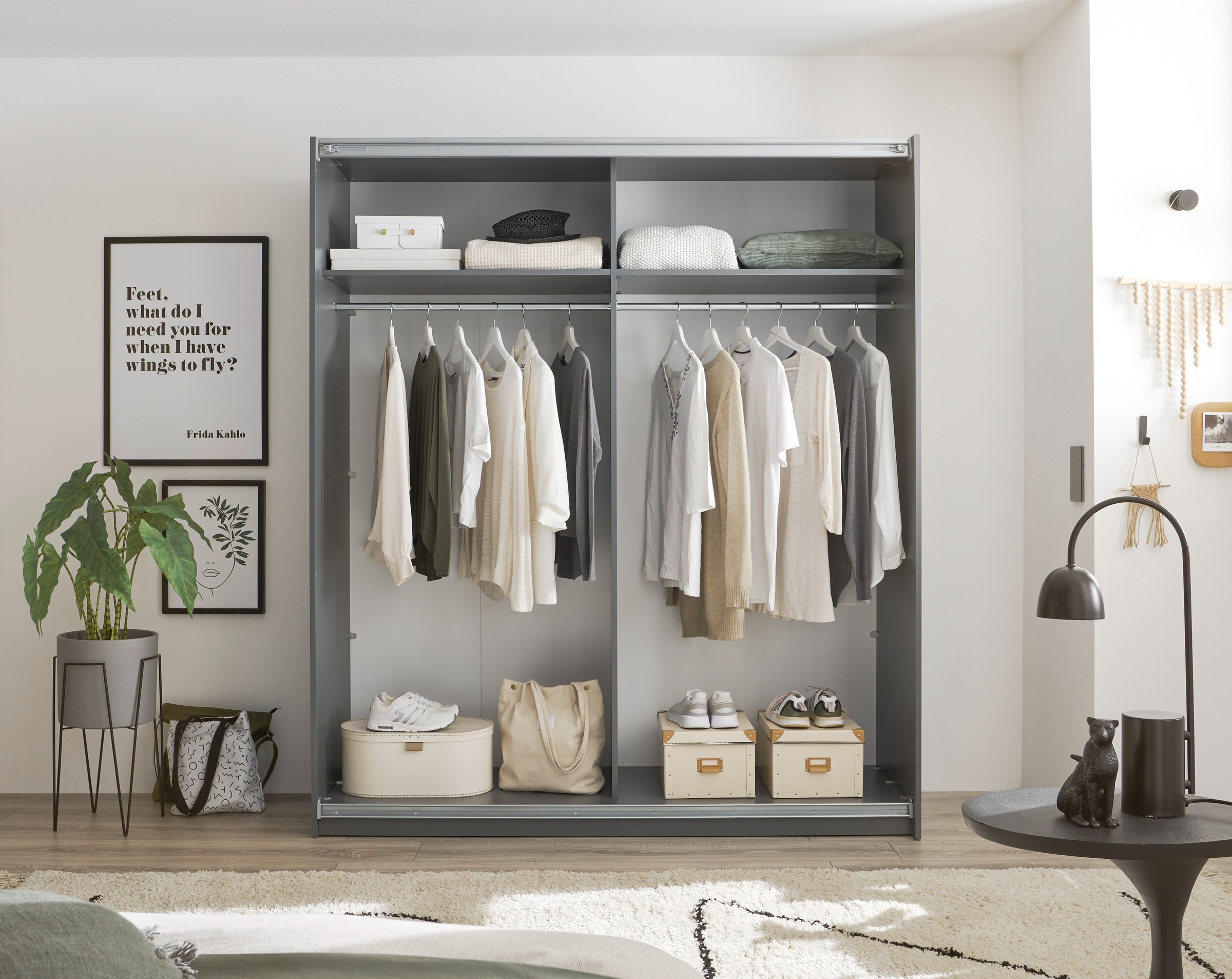 Schlafkontor Schwebetürenschrank »Lubsko Schiebetürenschrank, Kleiderschrank«