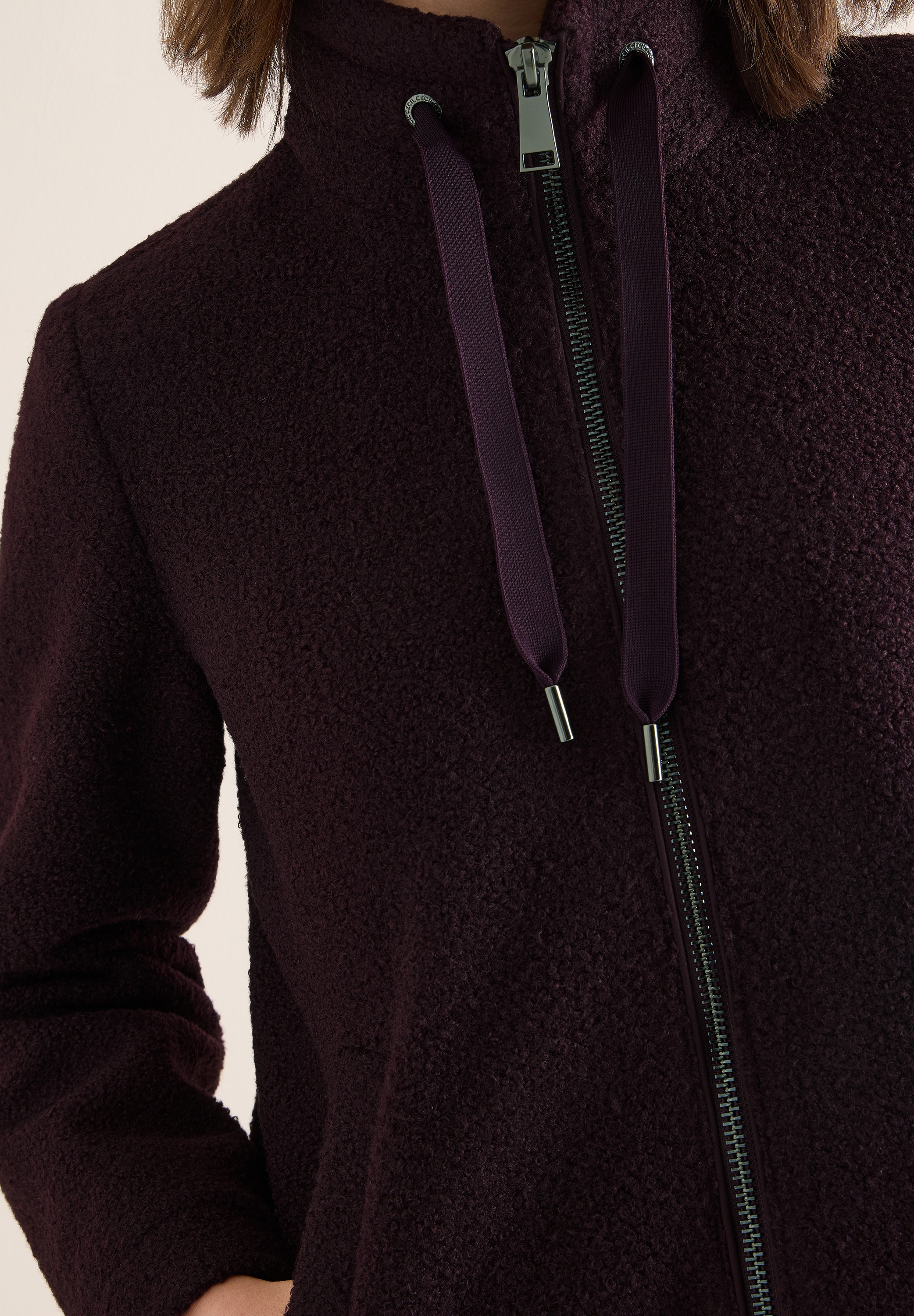 Cecil Kurzjacke ohne Kapuze in weicher Teddy-Qualität