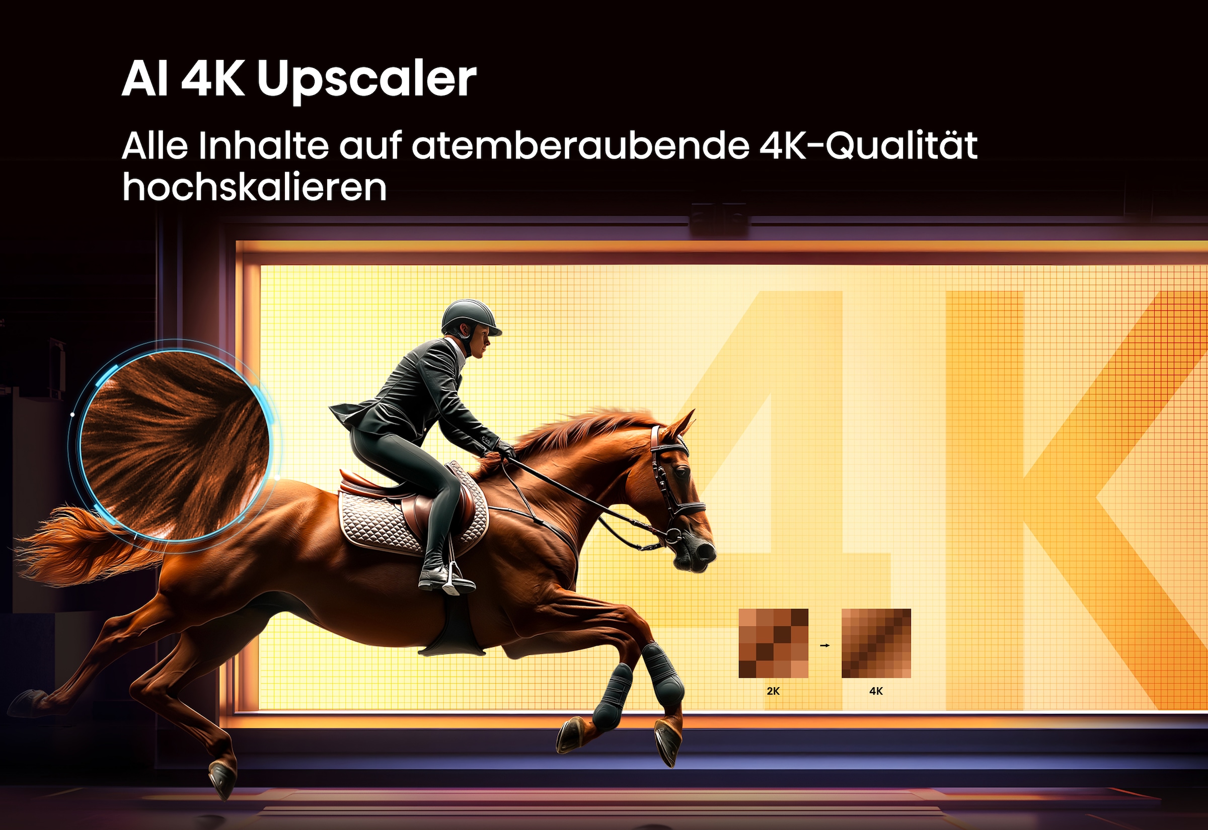 Hisense DLED-Fernseher »43E6DS« 108 cm/43 ″ Smart-TV