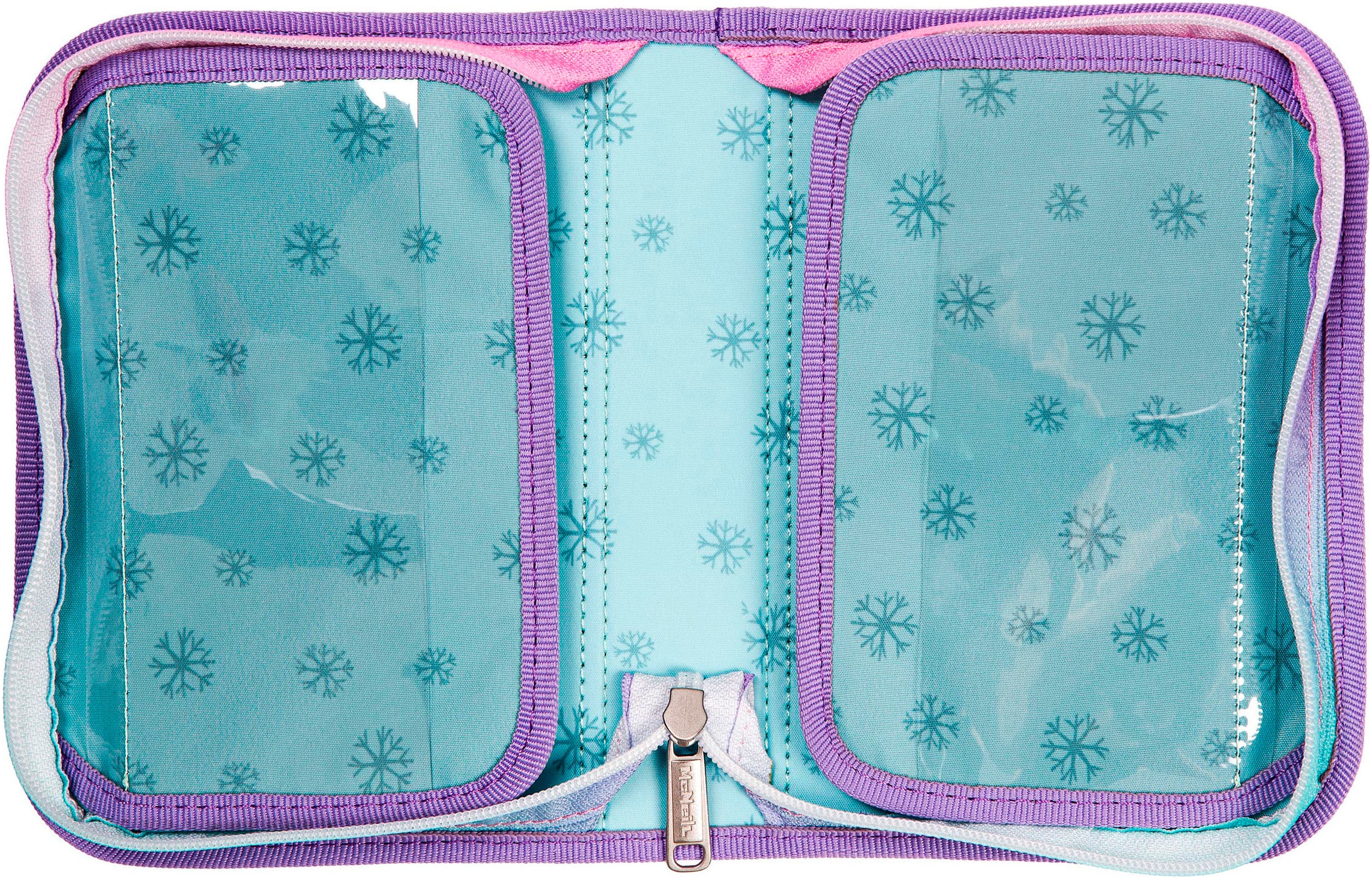 McNeill Schulranzen »Perfecto, Disney, Frozen«, reflektierende Streifen auf den Schultergurten-retroreflektierende Flächen, inkl. Federmäppchen, Turnbeutel, Schlamperrolle & Motivmagnet