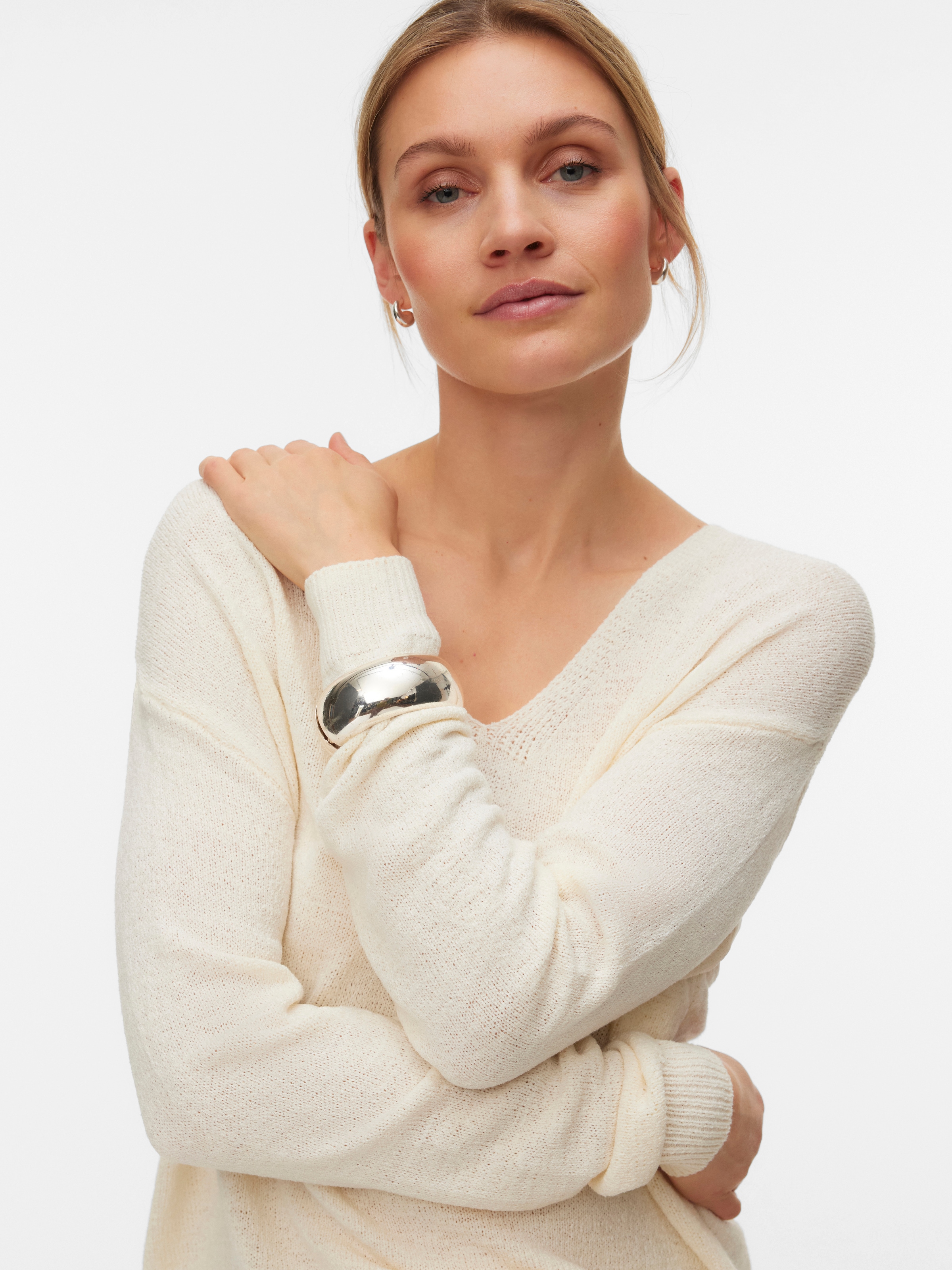 Vero Moda Strickpullover »VMCHARITY LS V-NECK PULLOVER NOOS«