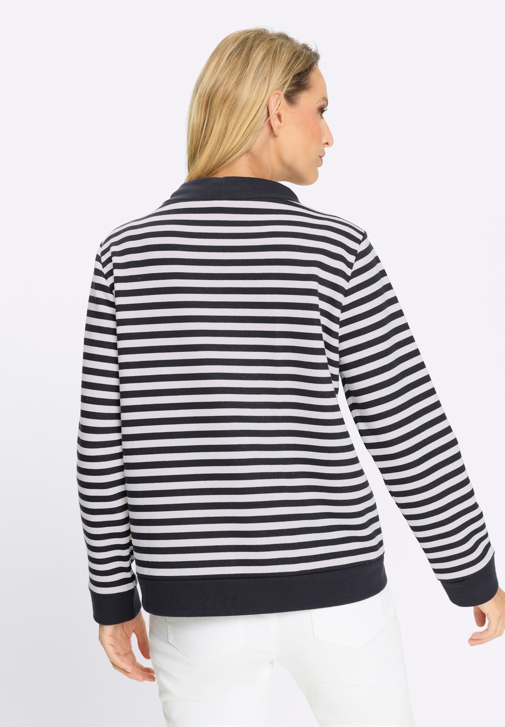heine Hoodie »Sweatshirt Sweatshirt mit Ringelmuster«
