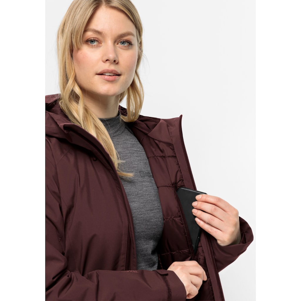 Jack Wolfskin Winterjacke »HEIDELSTEIN INS JKT W«, mit Kapuze