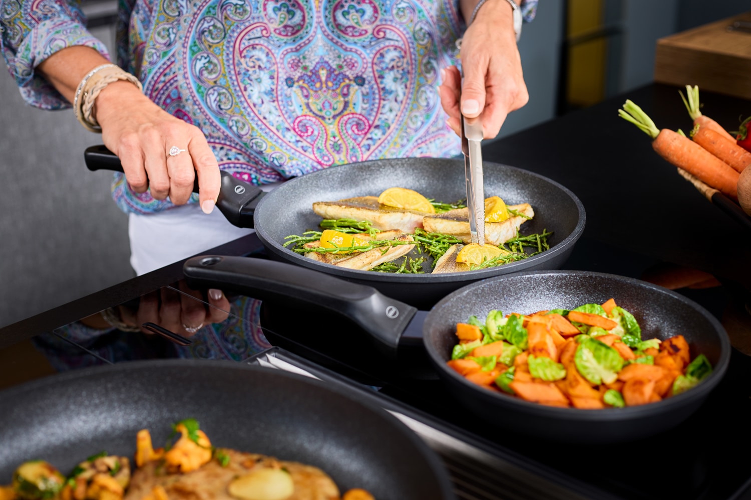 RÖSLE Kochzange, zum Kochen oder Grillen, Edelstahl 18/10, spülmaschinengeeignet