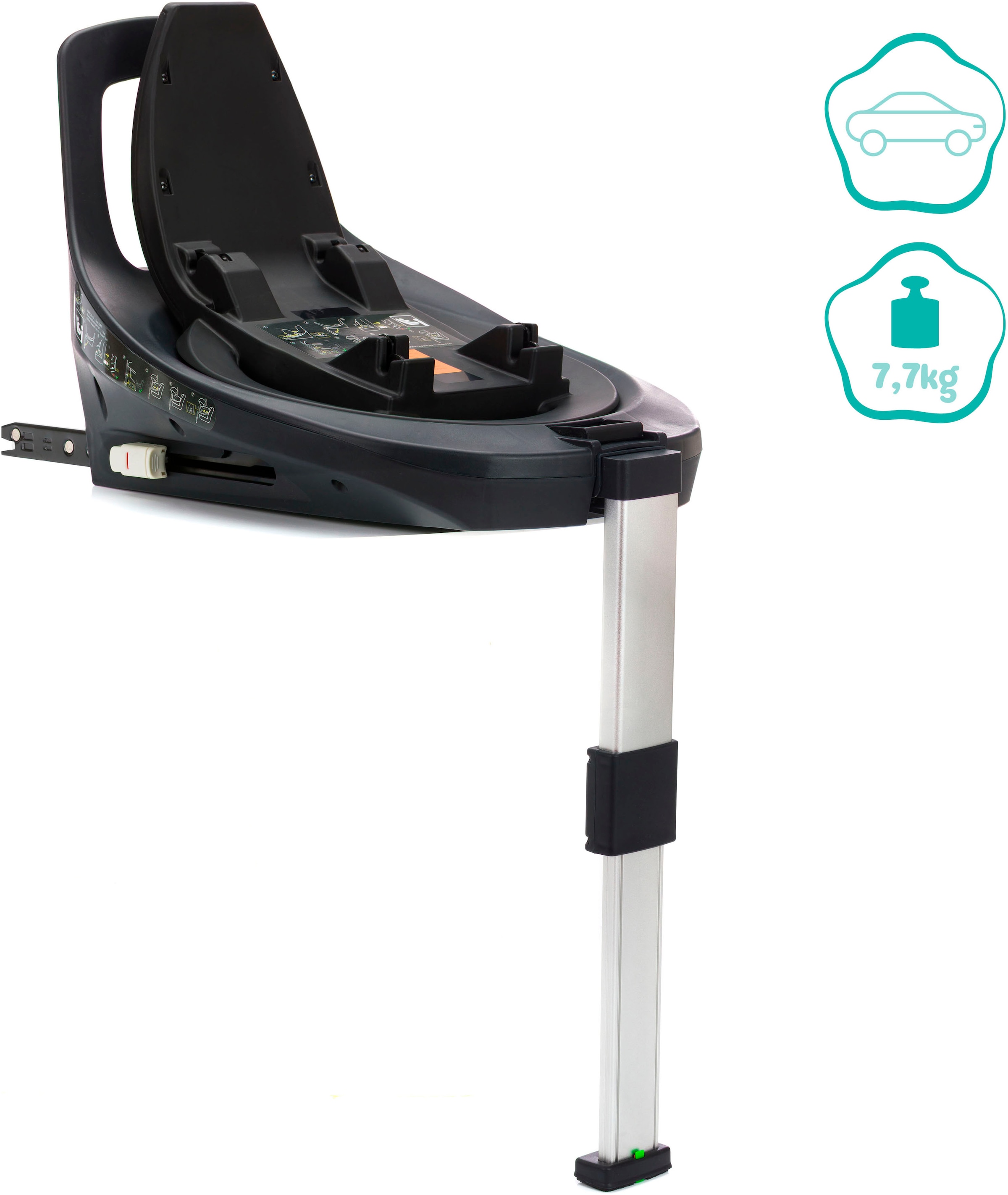 Fillikid Autokindersitz »NOA, inkl. Basisstation« Gr. 0, 360 °