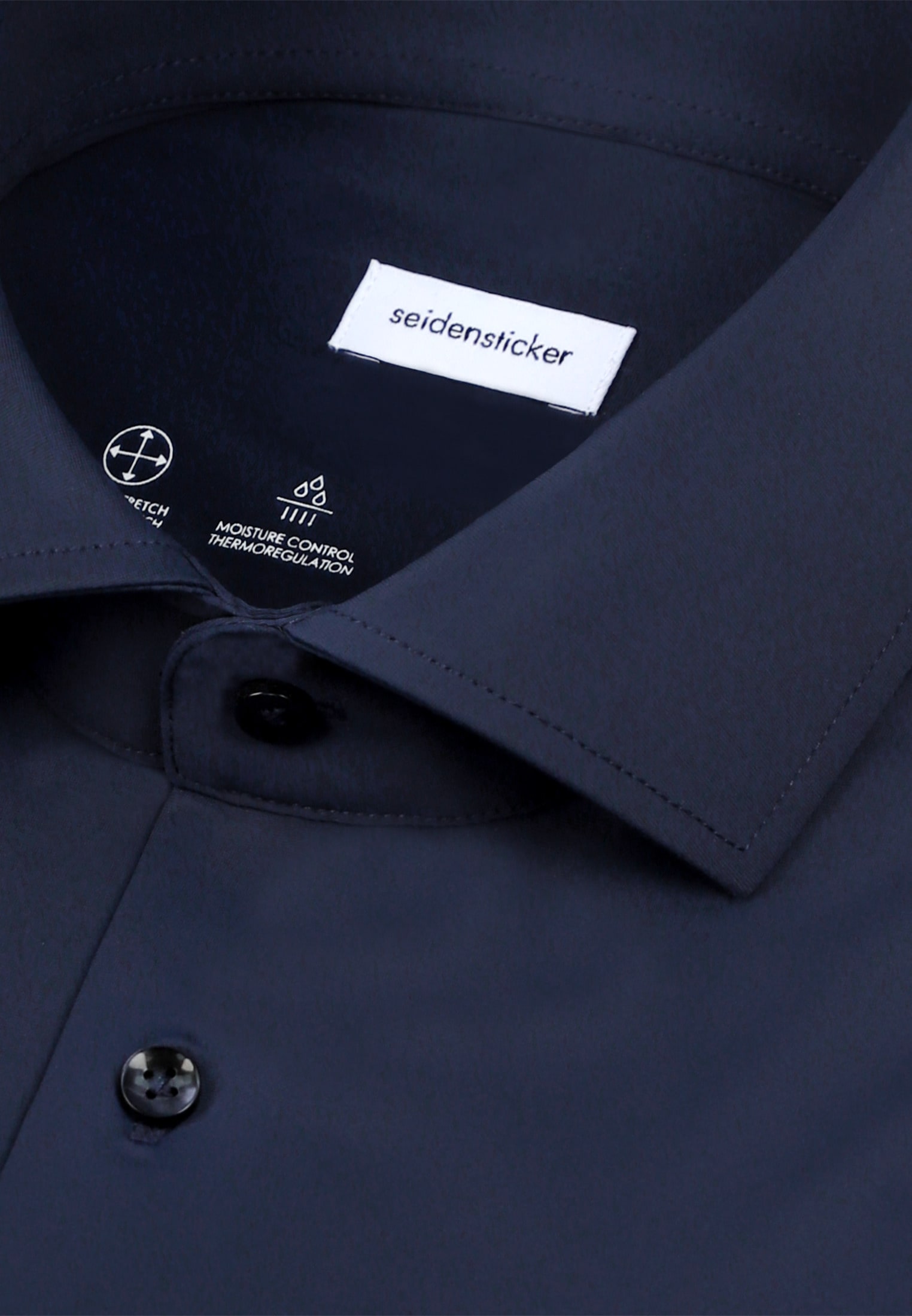 seidensticker Businesshemd »Schwarze Rose« X-Slim 1/1 Kentkragen Uni