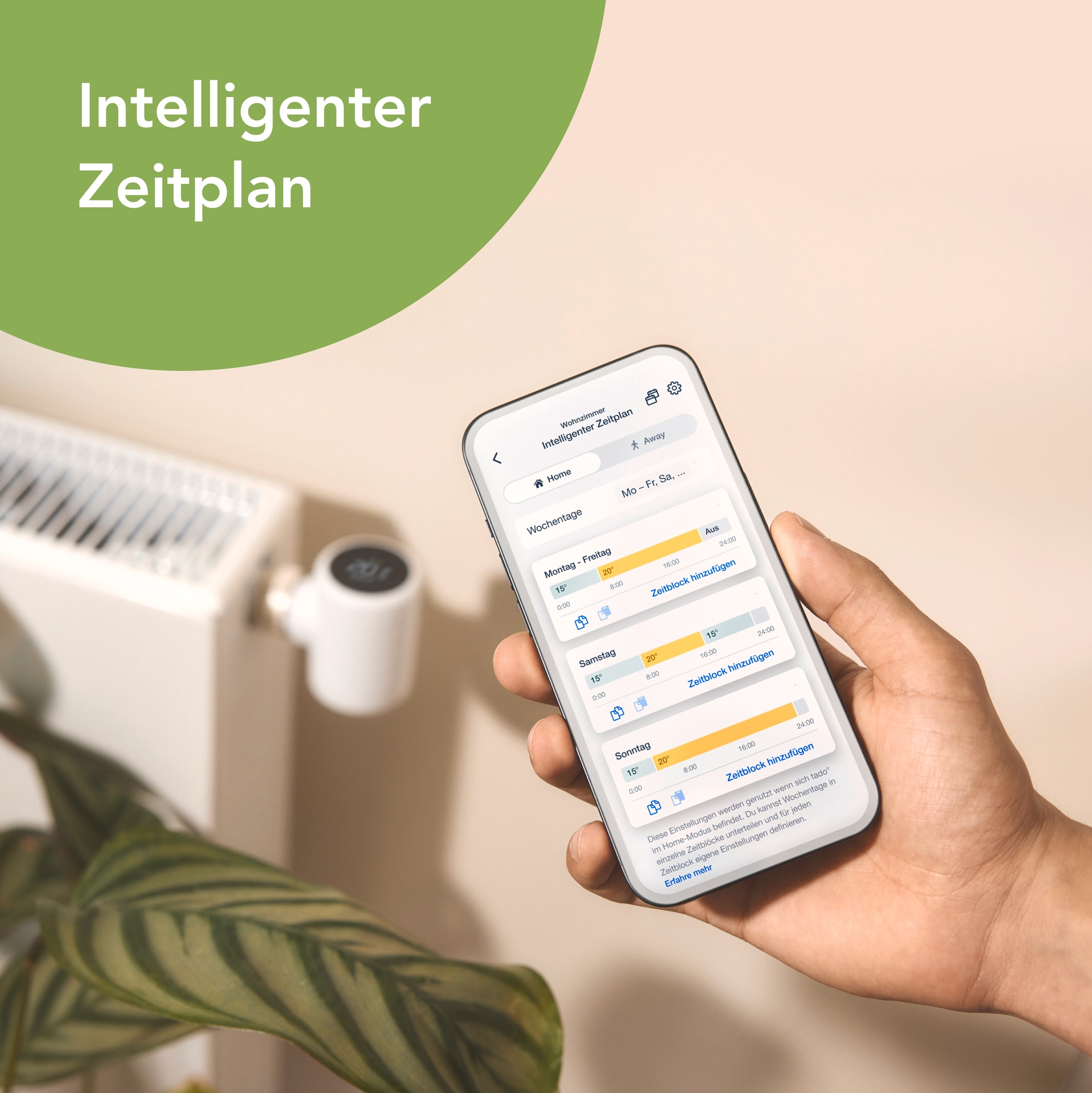 Tado Heizkörperthermostat »Smartes Heizkörperthermostat X - Zusatzprodukt«