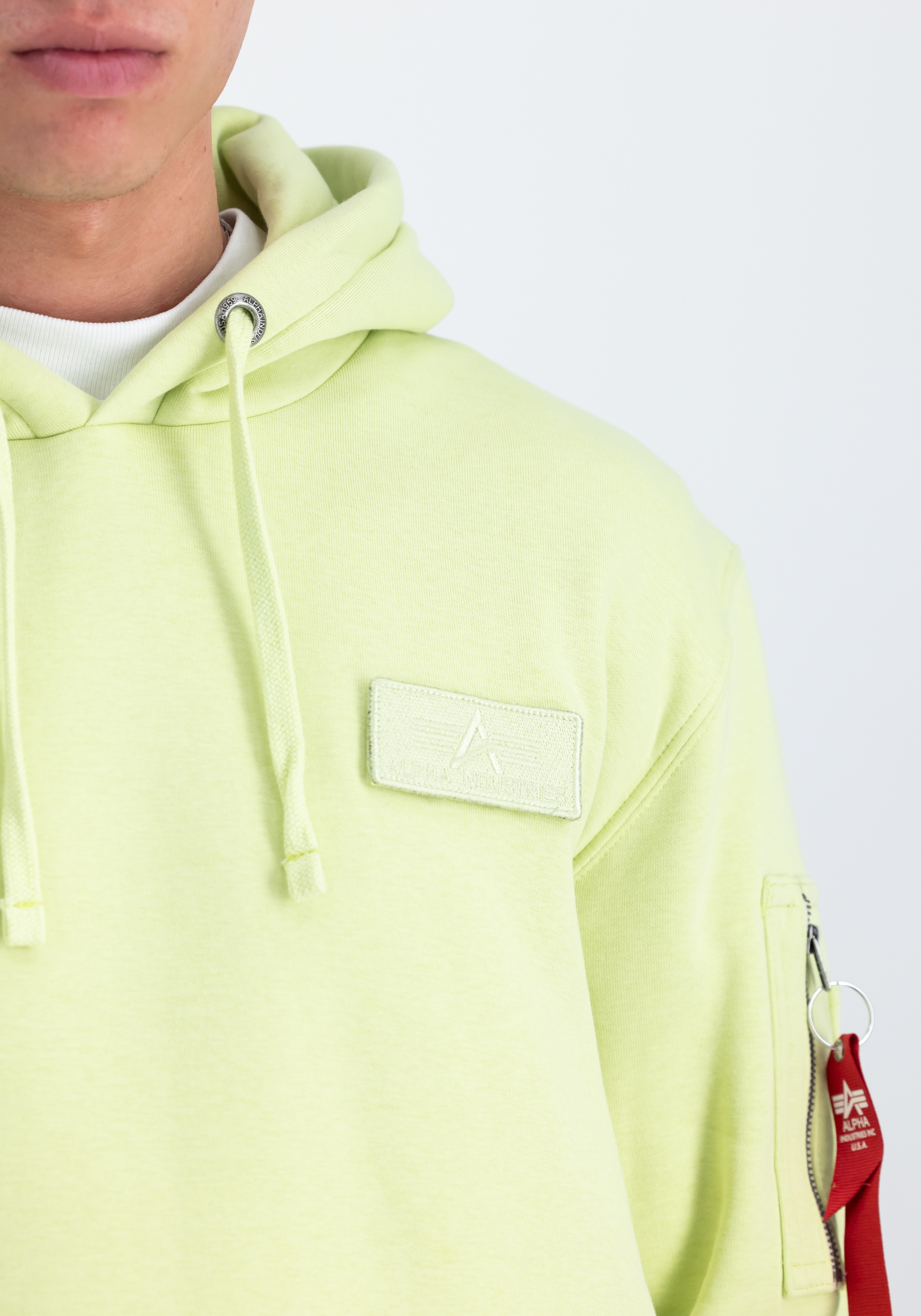 Alpha Industries Hoodie »Red Stripe Hoodie Kapuzensweatshirt«