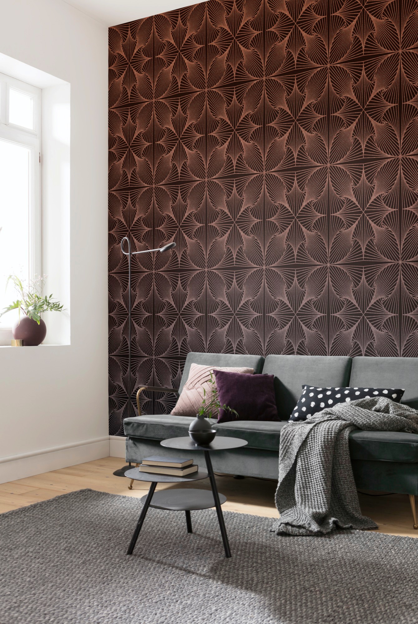 Komar Vliestapete »Digitaldruck Vlies - Energico - Größe 300 x 280 cm«, bedruckt, Wohnzimmer, Schlafzimmer