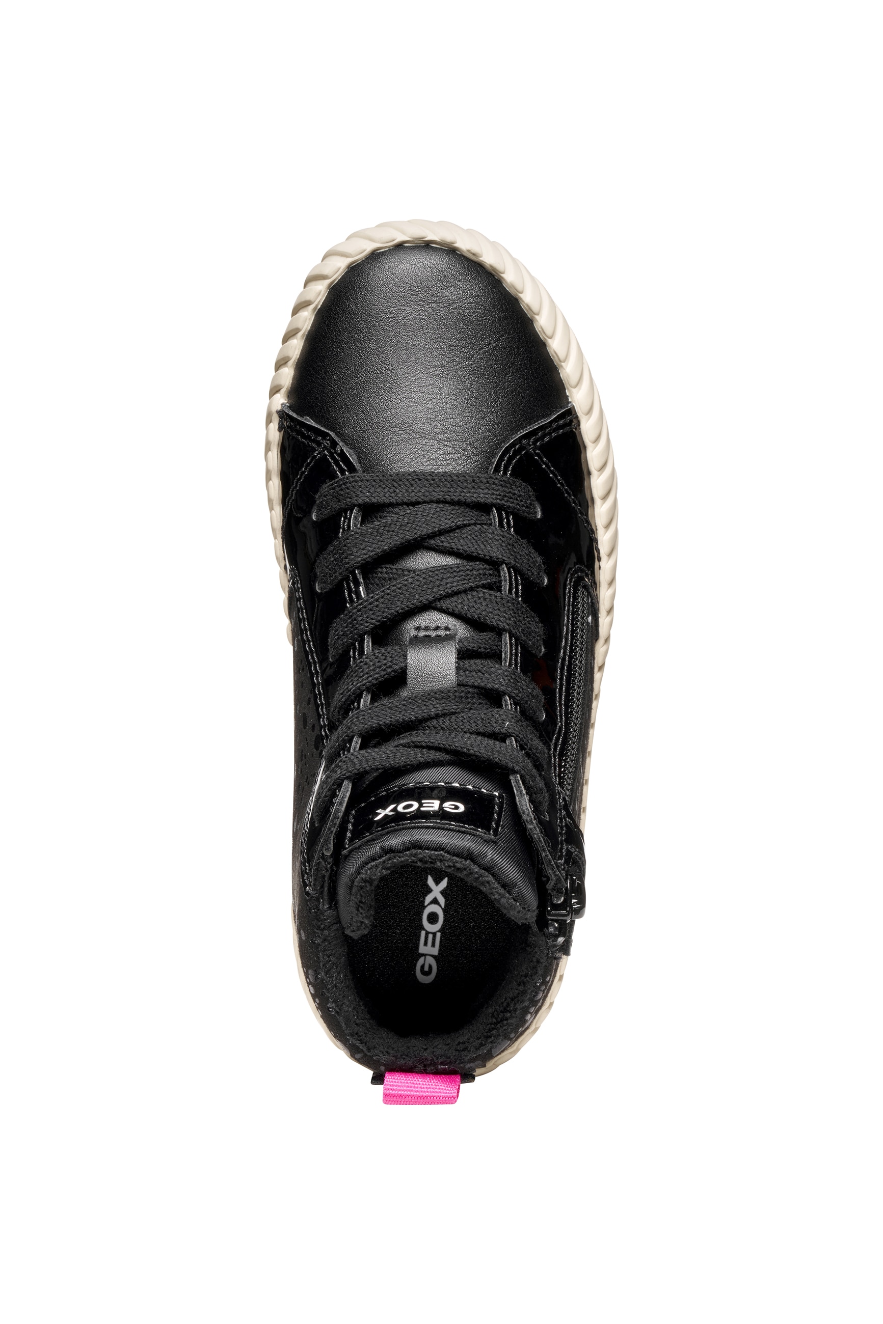 Geox Sneaker »J MIRROLESS GIRL«  Schnürboots mit Warmfutter, Größenschablone zum Download