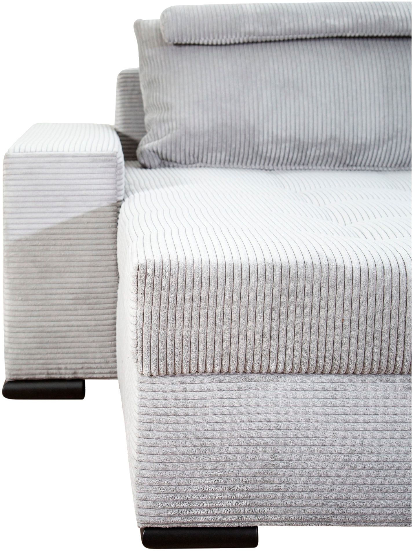 COLLECTION AB Wohnlandschaft »Josy XXXL-Relax U-Form, B: 352 cm«, mit Bettfunktion, Bettkasten & 2 Nackenkissen, Federkern