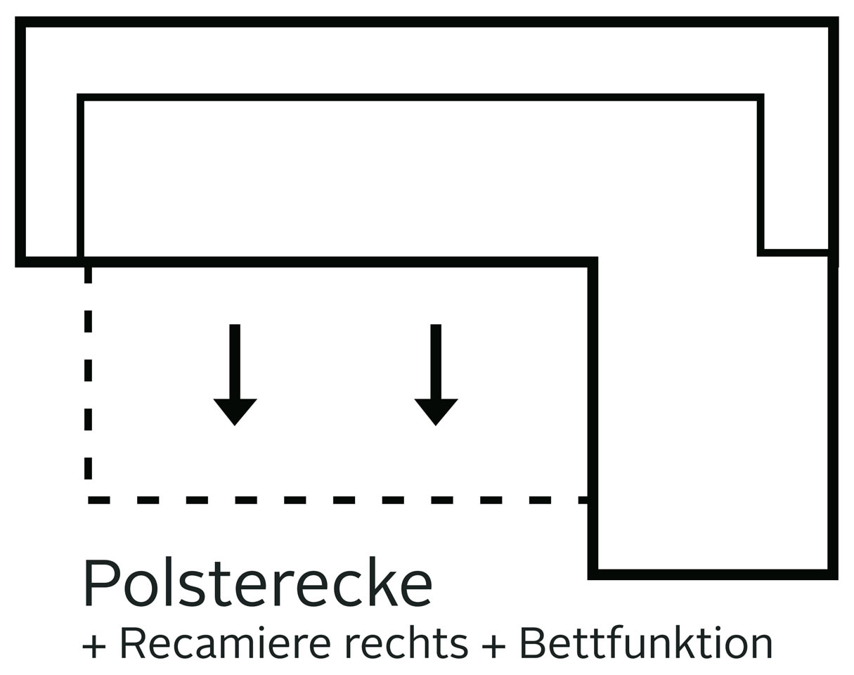 INOSIGN Ecksofa »Sapporo L-Form«, wahlweise Bettfunktion oder Sitztiefenverstellung, Federkern