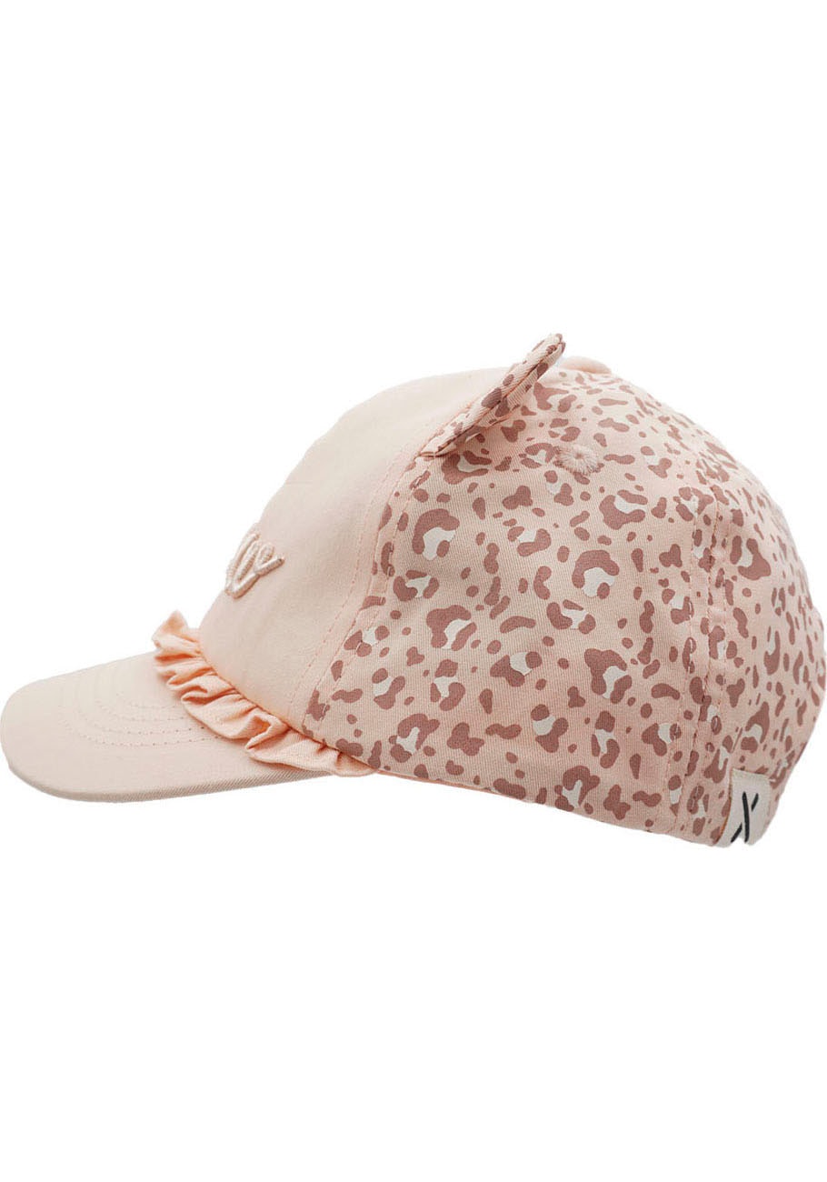 MAXIMO Baseball Cap, mit Animal-Print und verspielten Öhrchen.