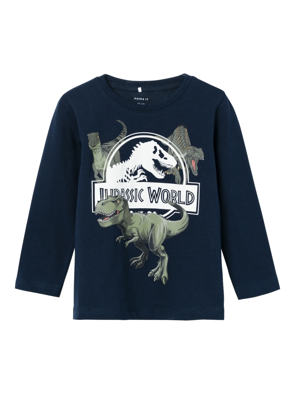 Name It Langarmshirt »NMMNIJAL JURASSIC LS TOP NOOS SKY«