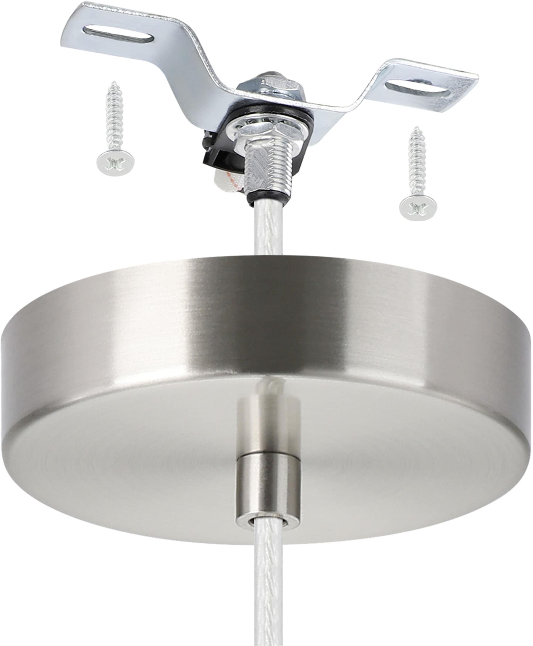 EGLO Hängeleuchte »SELVINO Pendellampe - Stahl - E27 - 1X15W - IP20« E27 1 Stk. Hängelampe, Deckenlampe, Wohnzimmer, Esszimmer, H110 x Ø10 cm