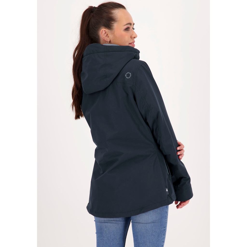 Alife & Kickin Outdoorjacke »KathyAK«, (Set), mit Kapuze