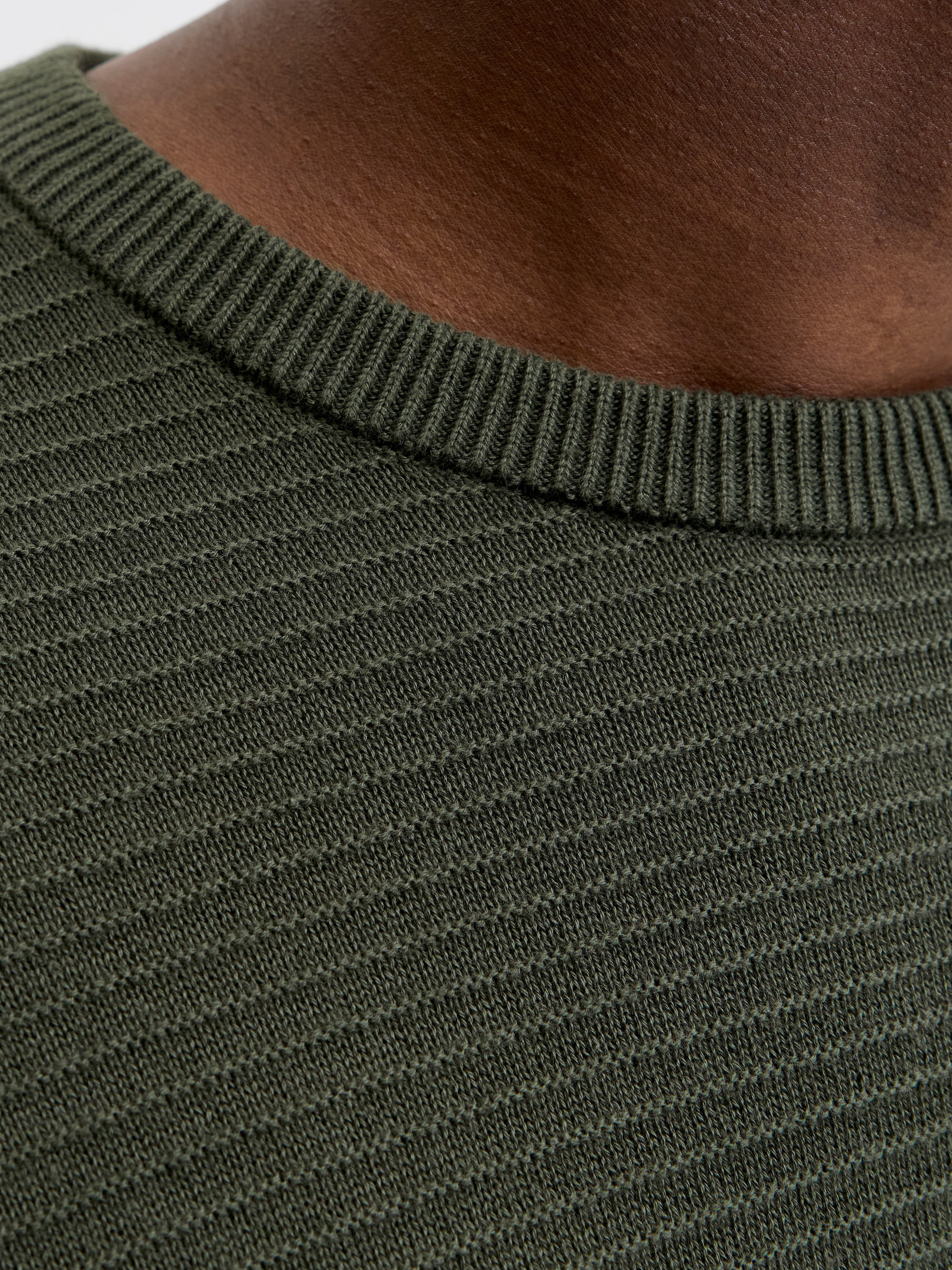 Jack & Jones Rundhalspullover »JJOTTO KNIT CREW NECK AW25«