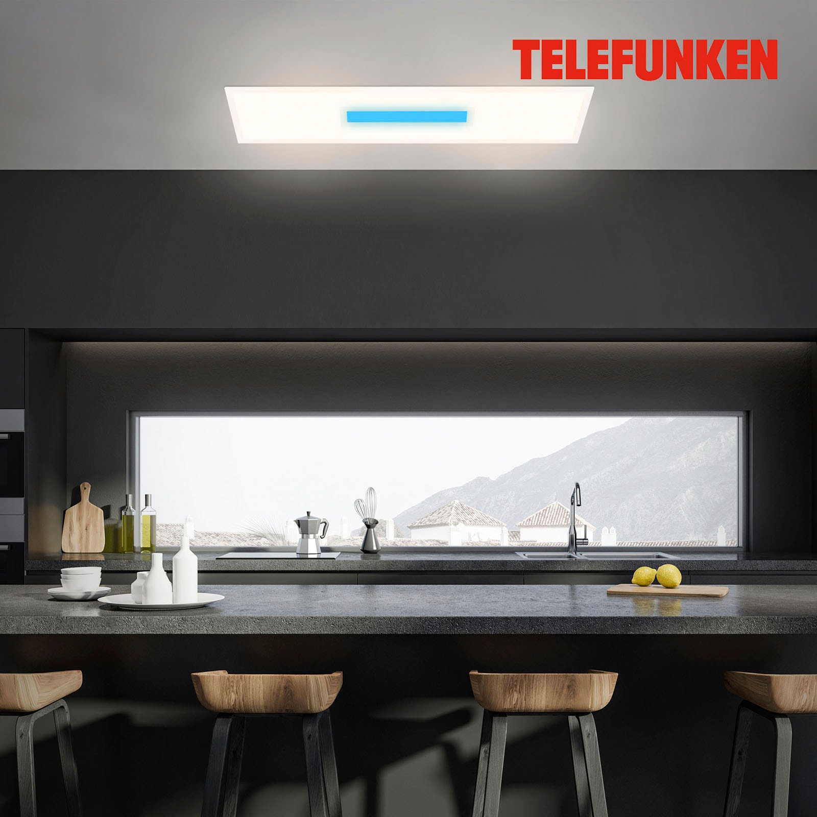 Telefunken LED Panel »319206TF CENTERLIGHT«, Leuchtmittel LED-Board | LED fest integriert, Deckenleuchte, Panel, CCT, RGB Beleuchtung, Centerlight