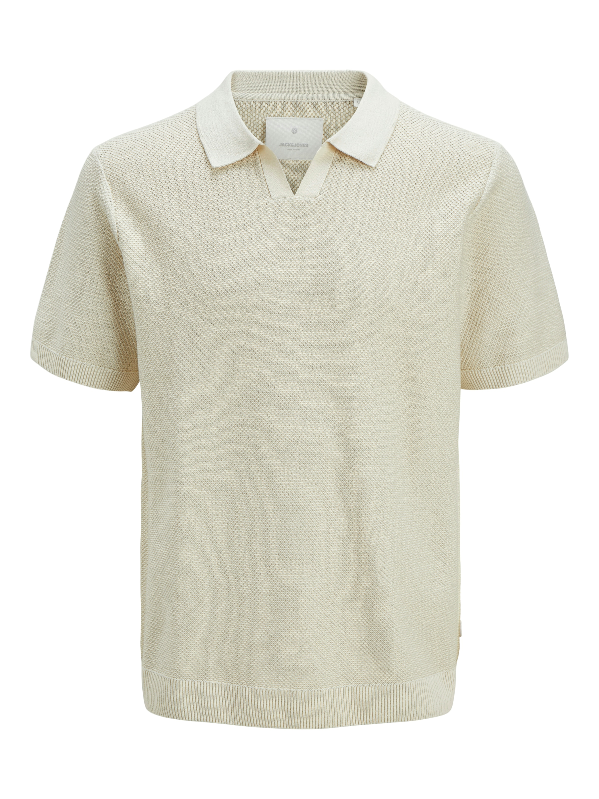 Jack & Jones Rundhalspullover »JPRCCEASTON KNIT SPLIT NECK SS SN«
