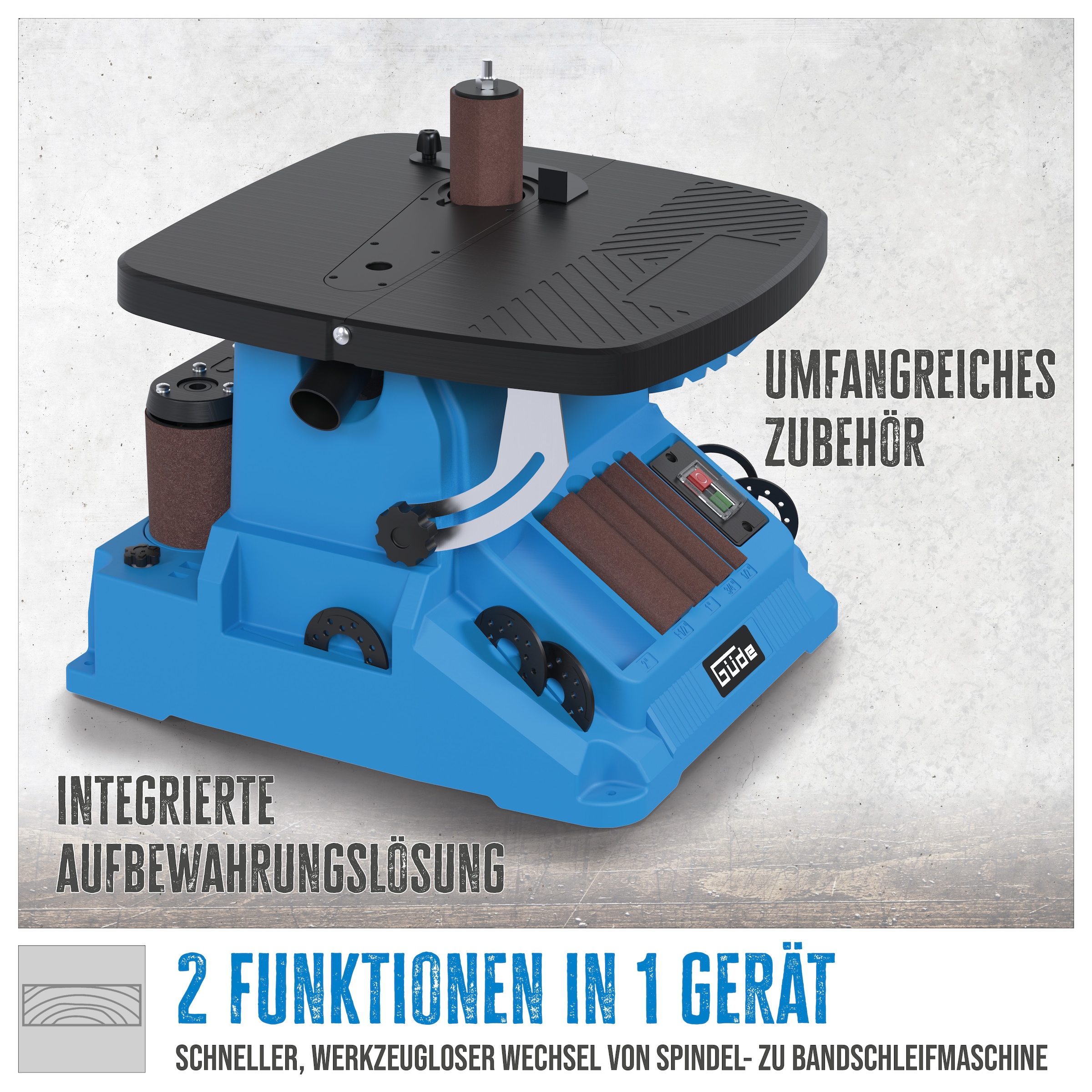 Güde Bandschleifer »Spindel-Bandschleifmaschine »GSBSM 500««