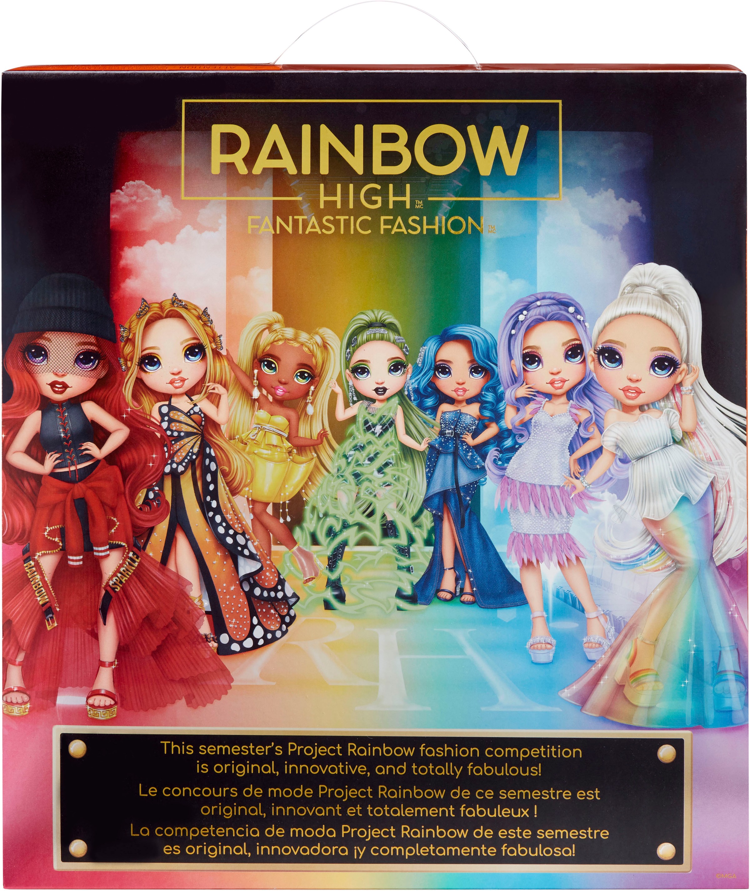 RAINBOW HIGH Anziehpuppe »Fantastic Fashion- Poppy (orange)«, inklusive 2. Outfit