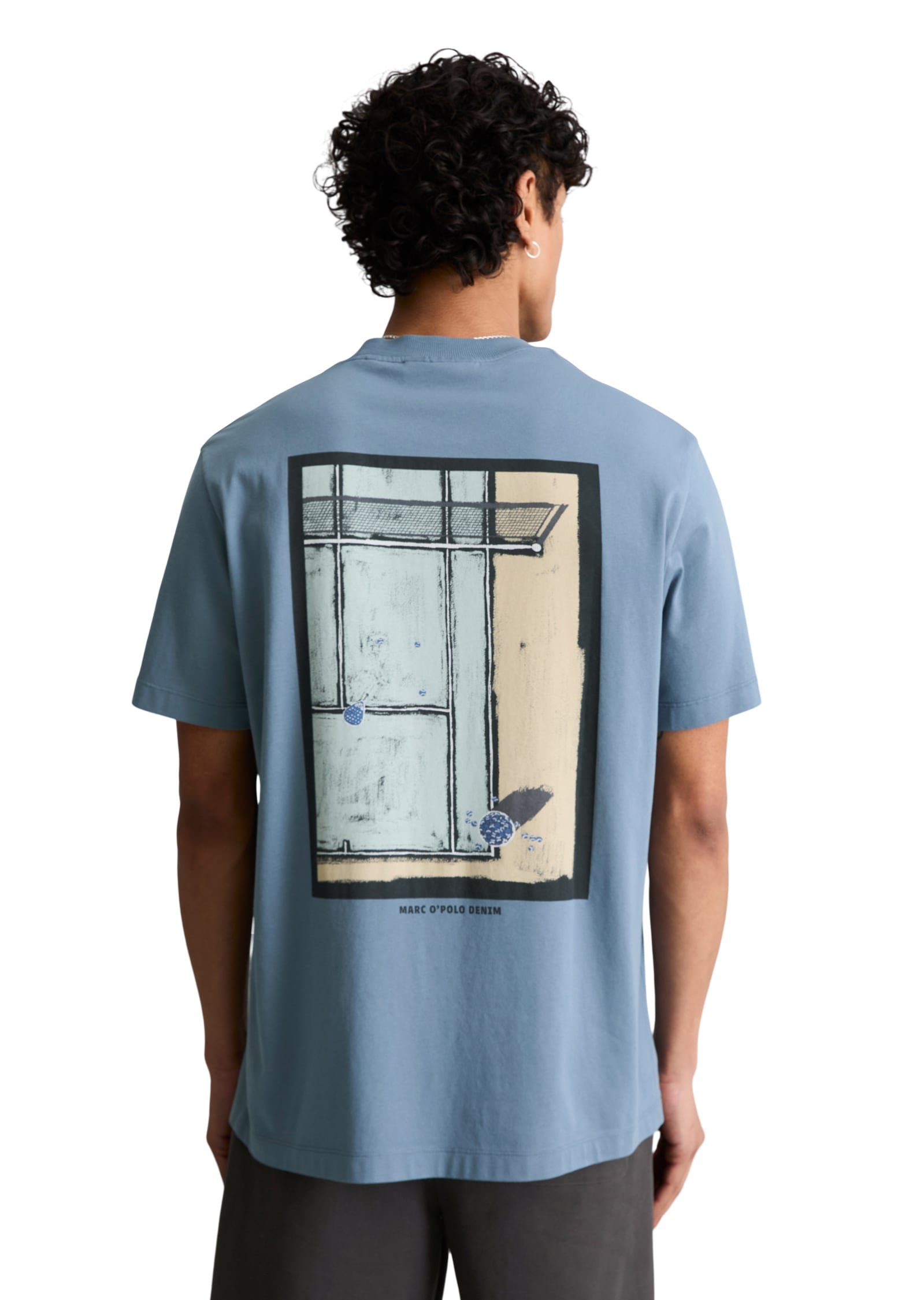 Marc O'Polo DENIM T-Shirt relaxed fit mit Rückenprint