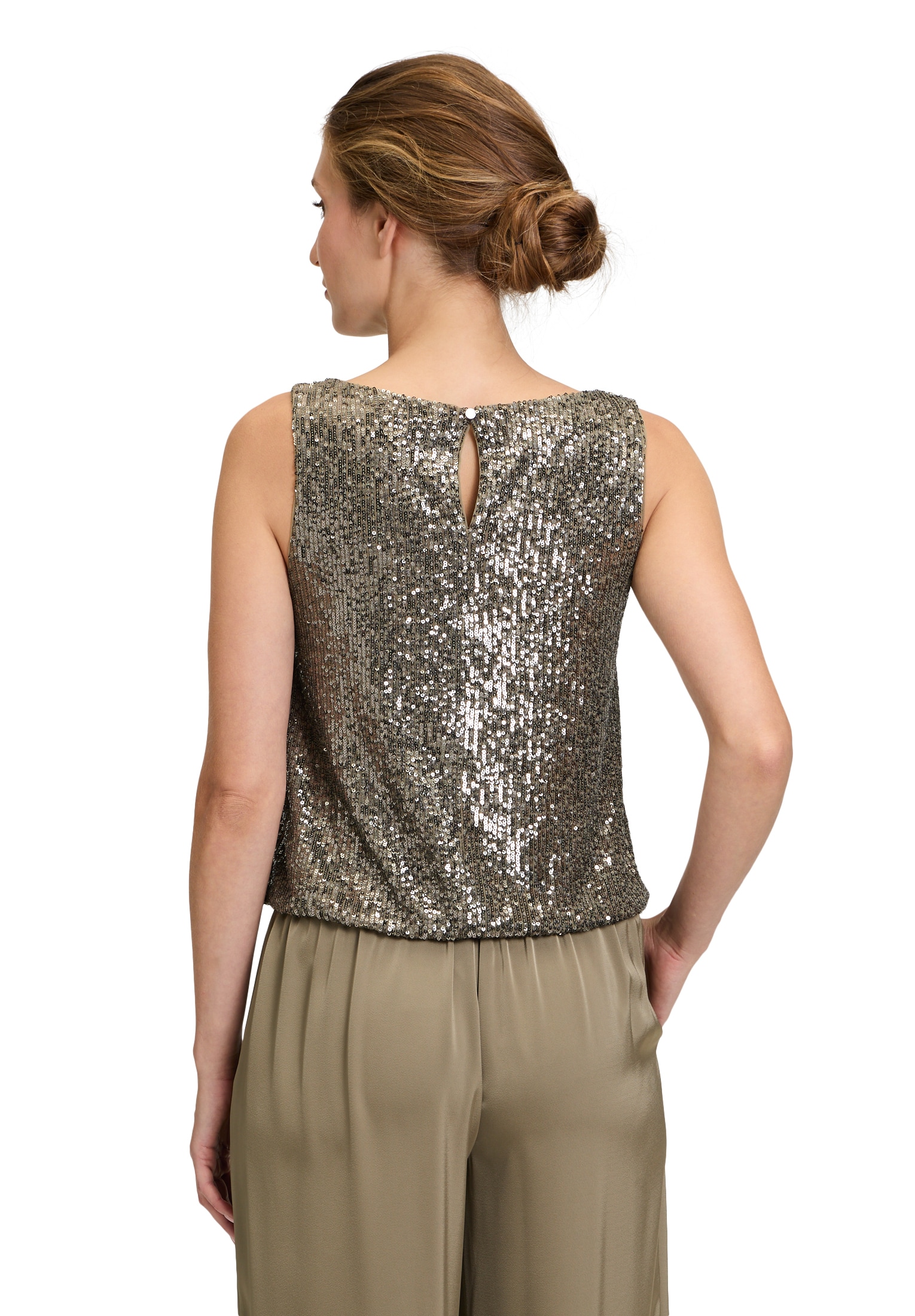 Vera Mont Tanktop »Pailletten-Top im Glitzer-Look«